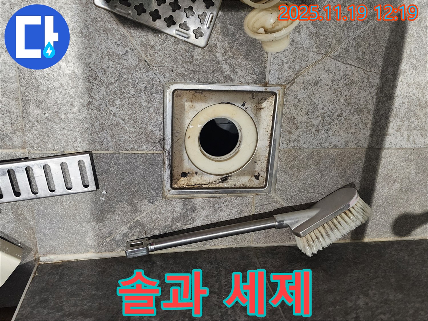 솔과 세제 - 찌든 때 제거