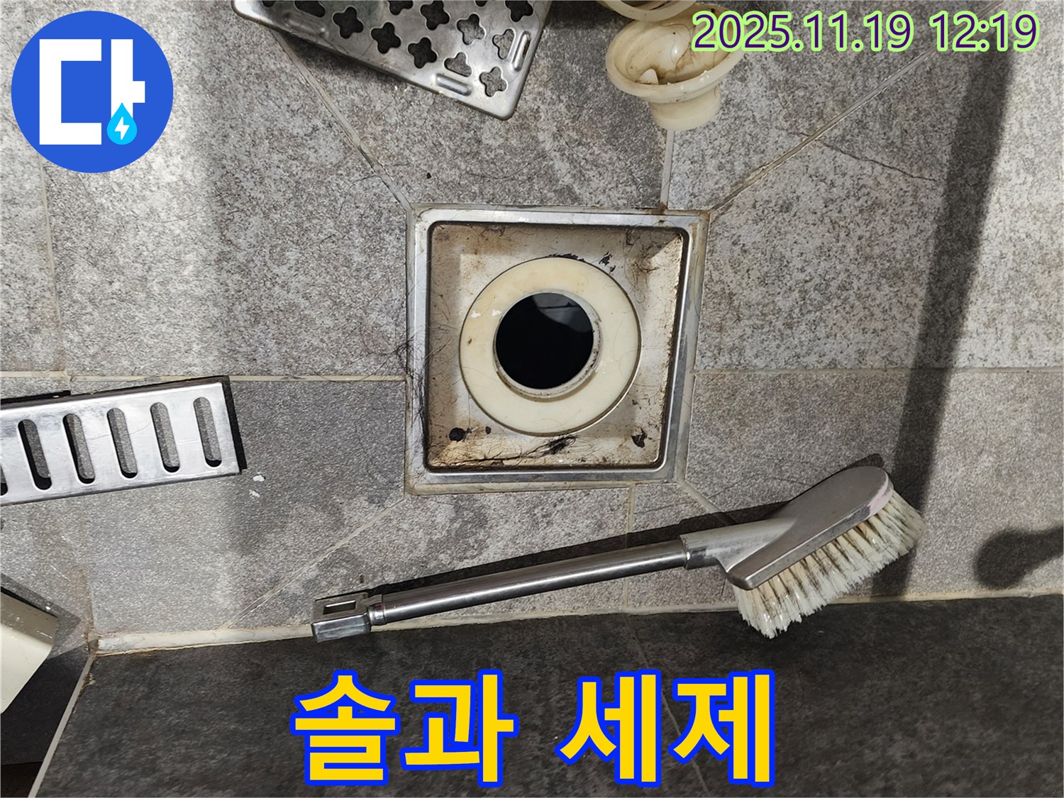 솔과 세제 - 찌든 때 제거