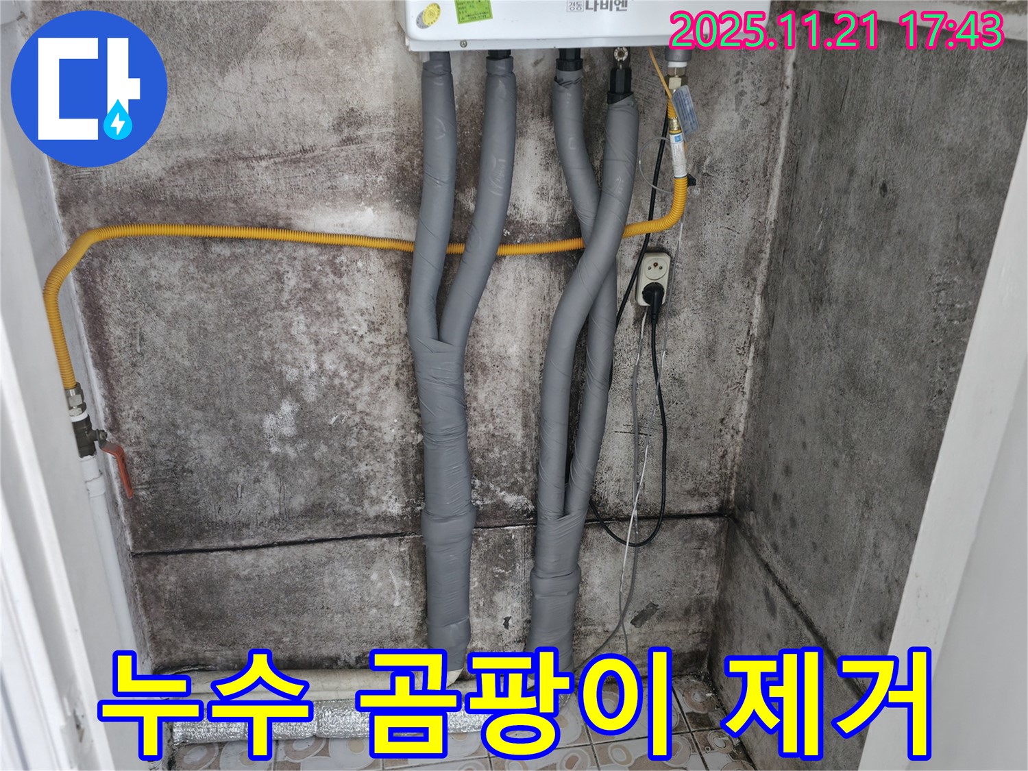 서대문구 세검정 - 보일러 배관 누수 - 곰팡이 제거 전문 업체