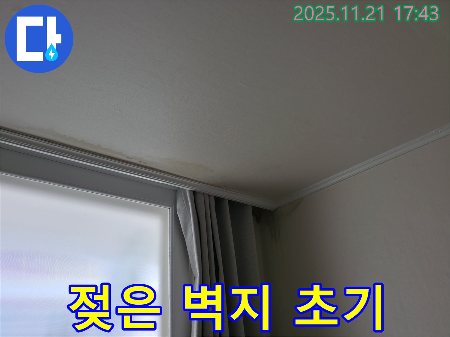 세검정 젖은 벽지 - 누수 초기 증상 - 빠른 진단