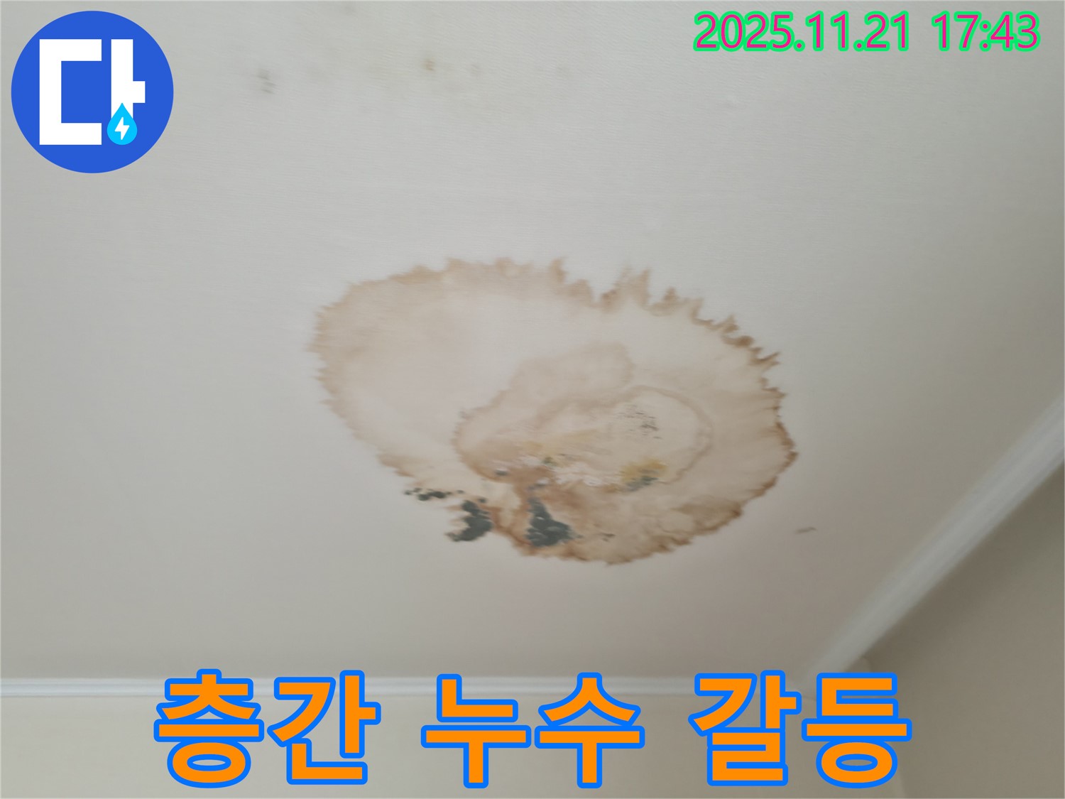 아파트 누수 - 층간 갈등 - 전문가 중재