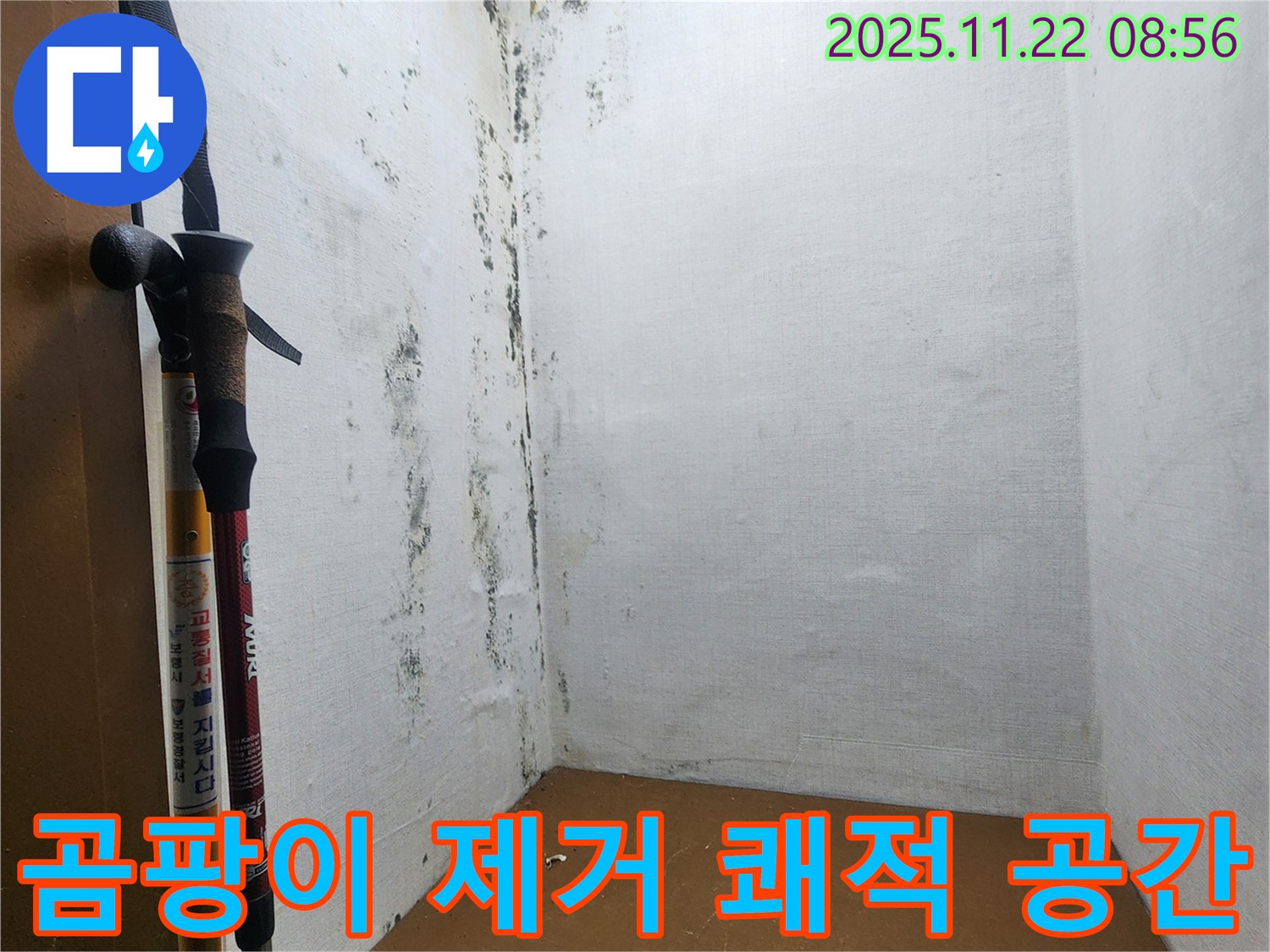 곰팡이 제거 후 쾌적한 공간으로 변신 - 의정부 누수 해결