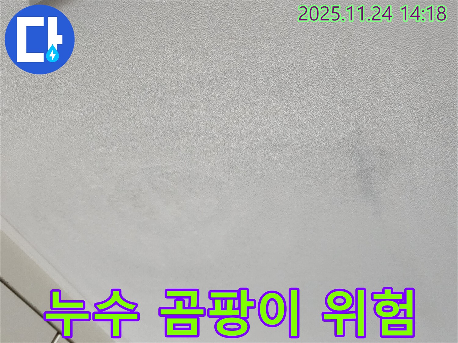 포천 가산면 마전리 누수 - 곰팡이 발생 위험 사전 점검