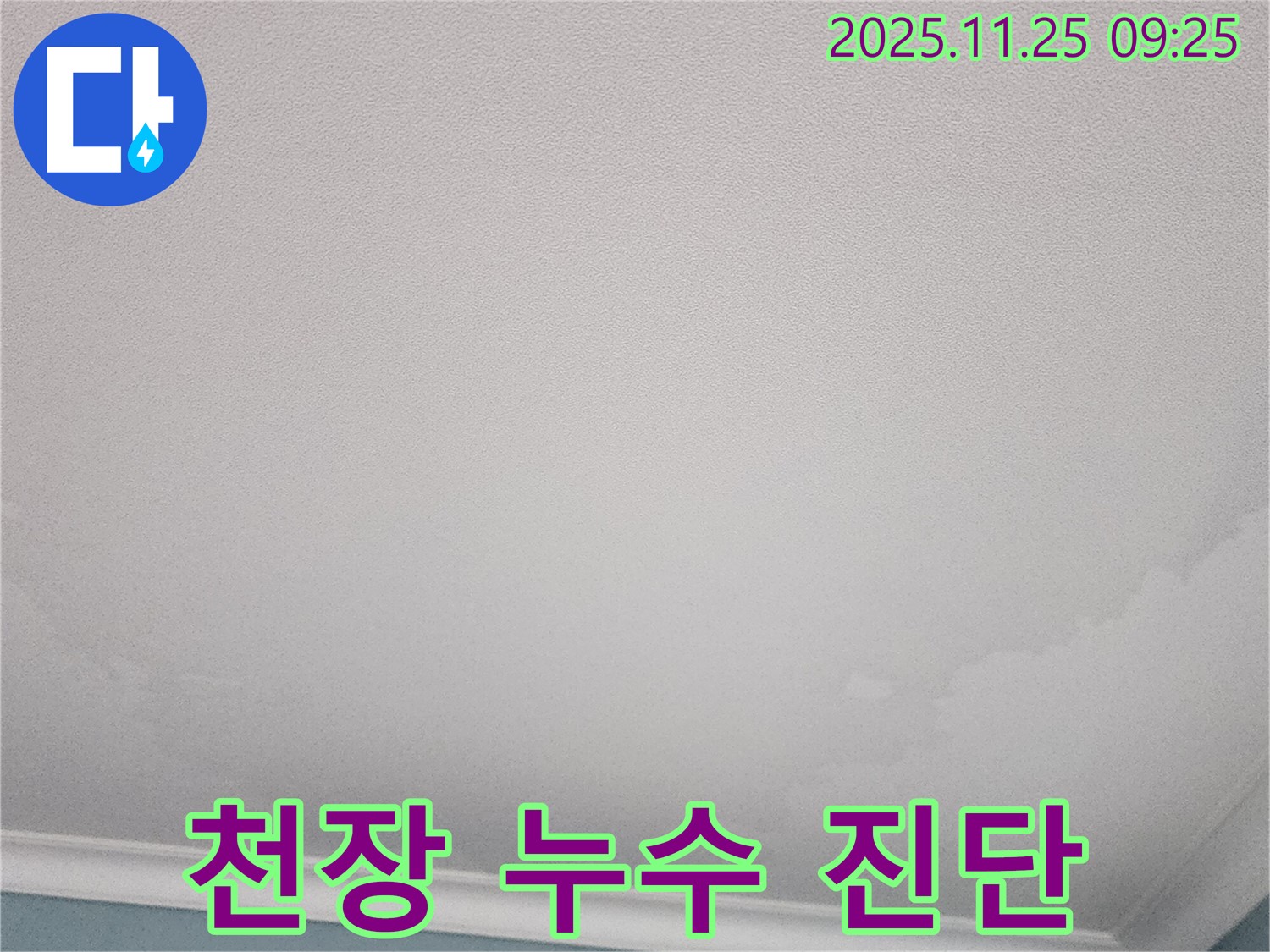 천장 누수 진단 - 포천