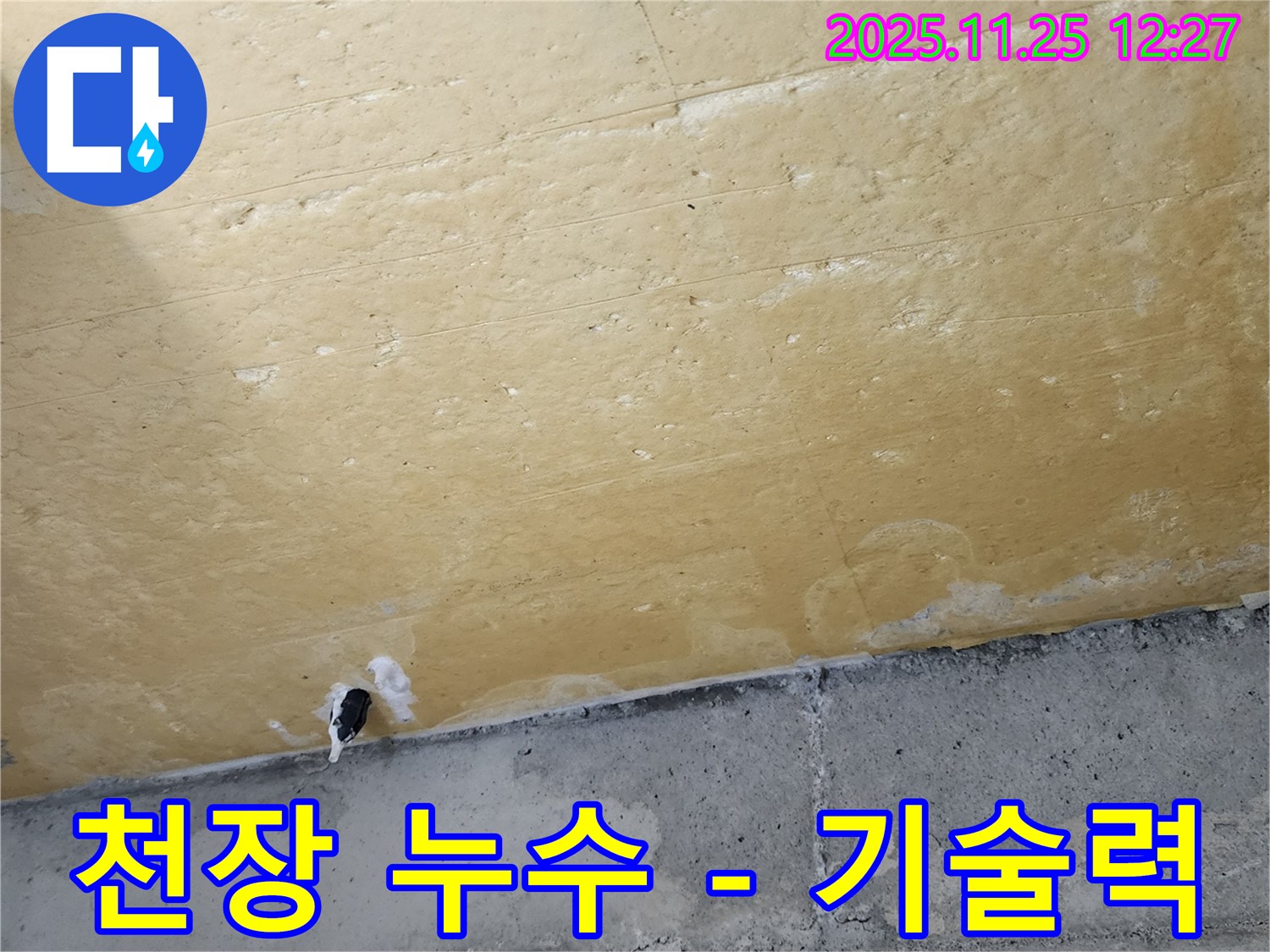 포천 신북면 천장 누수 - 최고의 기술력, 완벽한 시공