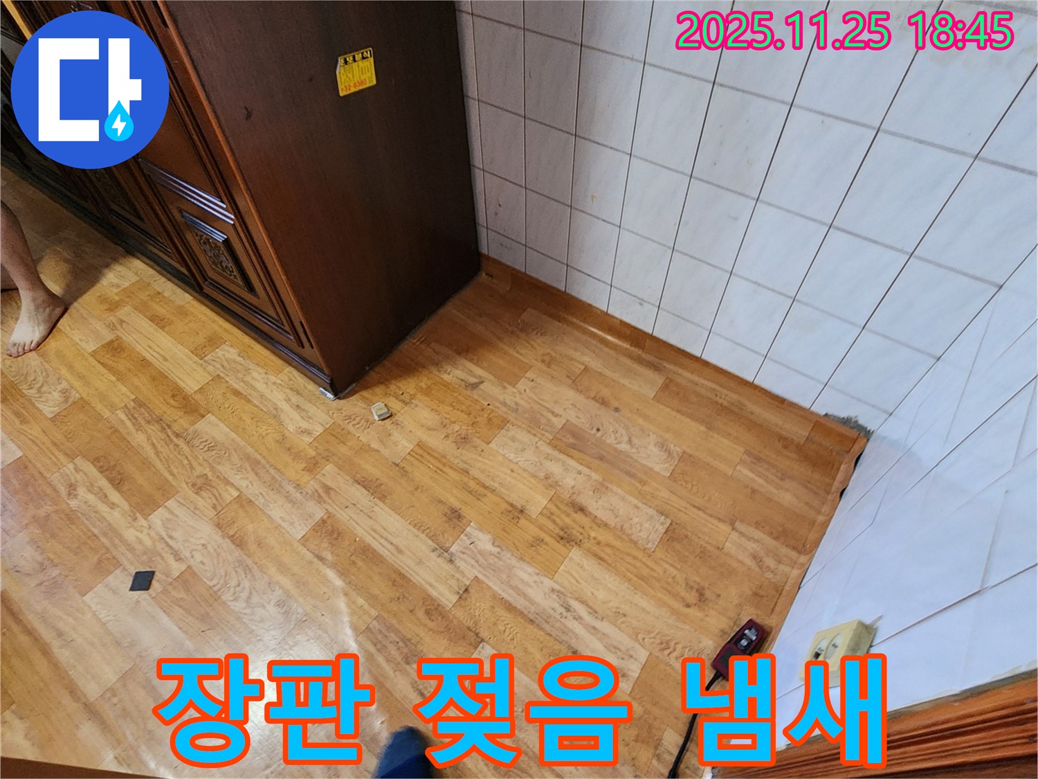 포천시 신북면 심곡리 - 장판 젖음 - 곰팡이 냄새 주의