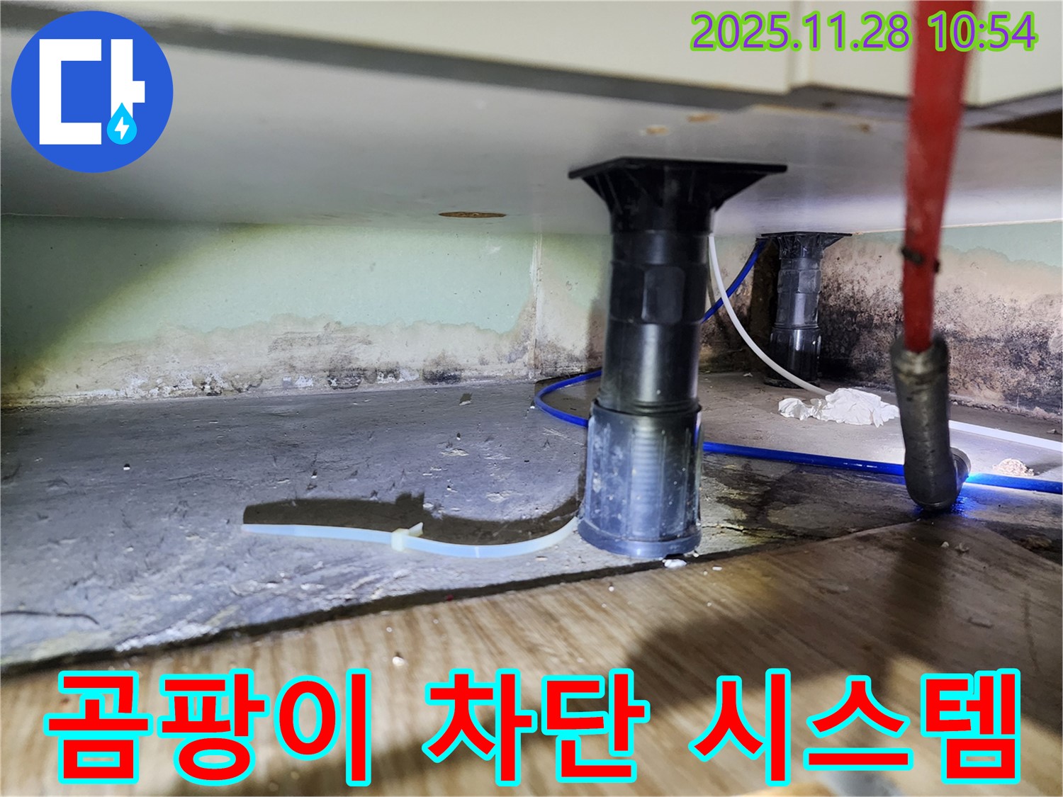 싱크대 하부 누수 - 곰팡이, 습기, 악취 발생 전 완벽 차단 시스템