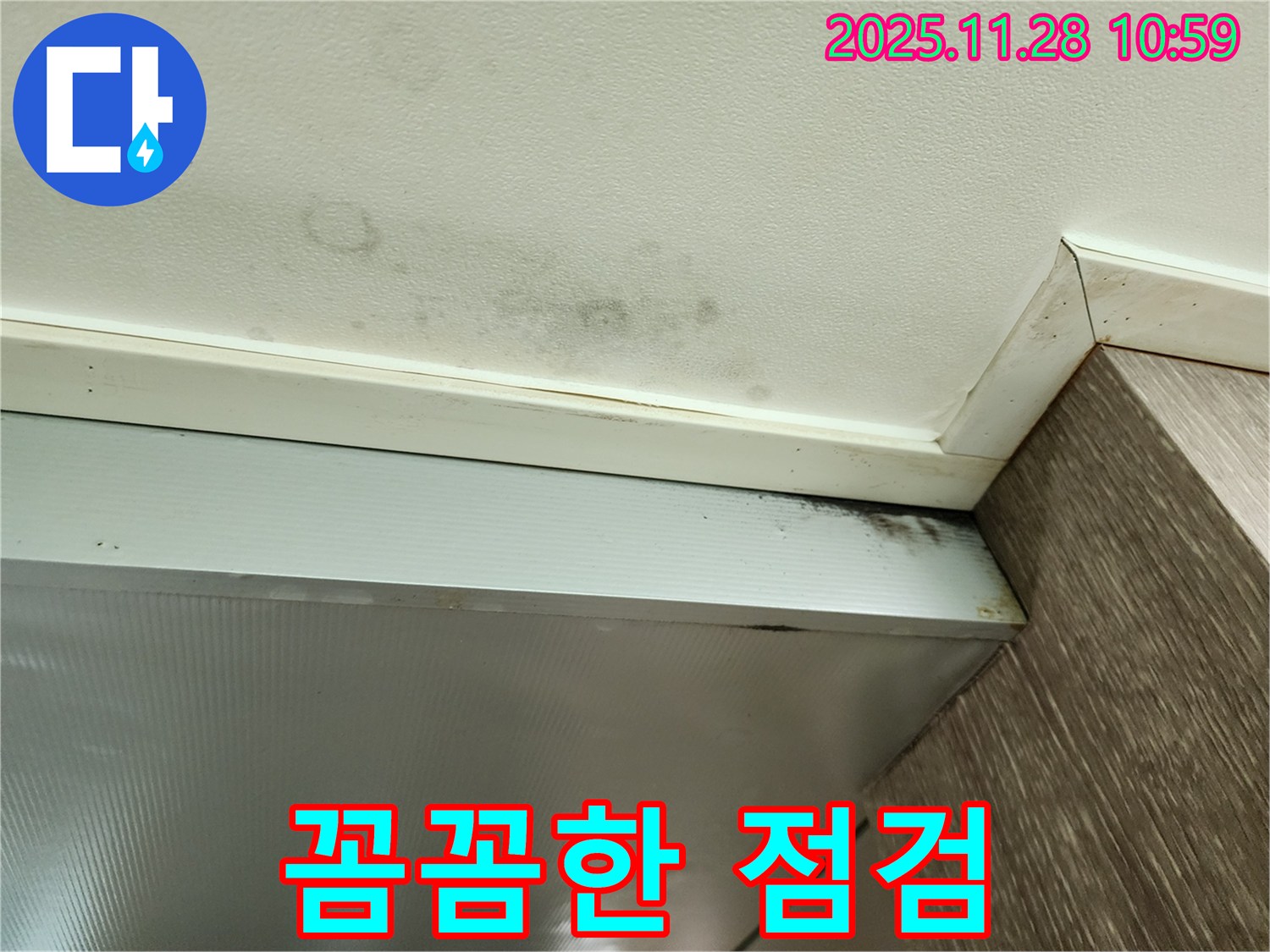 포천 금동리 누수 - 욕실 천장 곰팡이, 꼼꼼한 점검