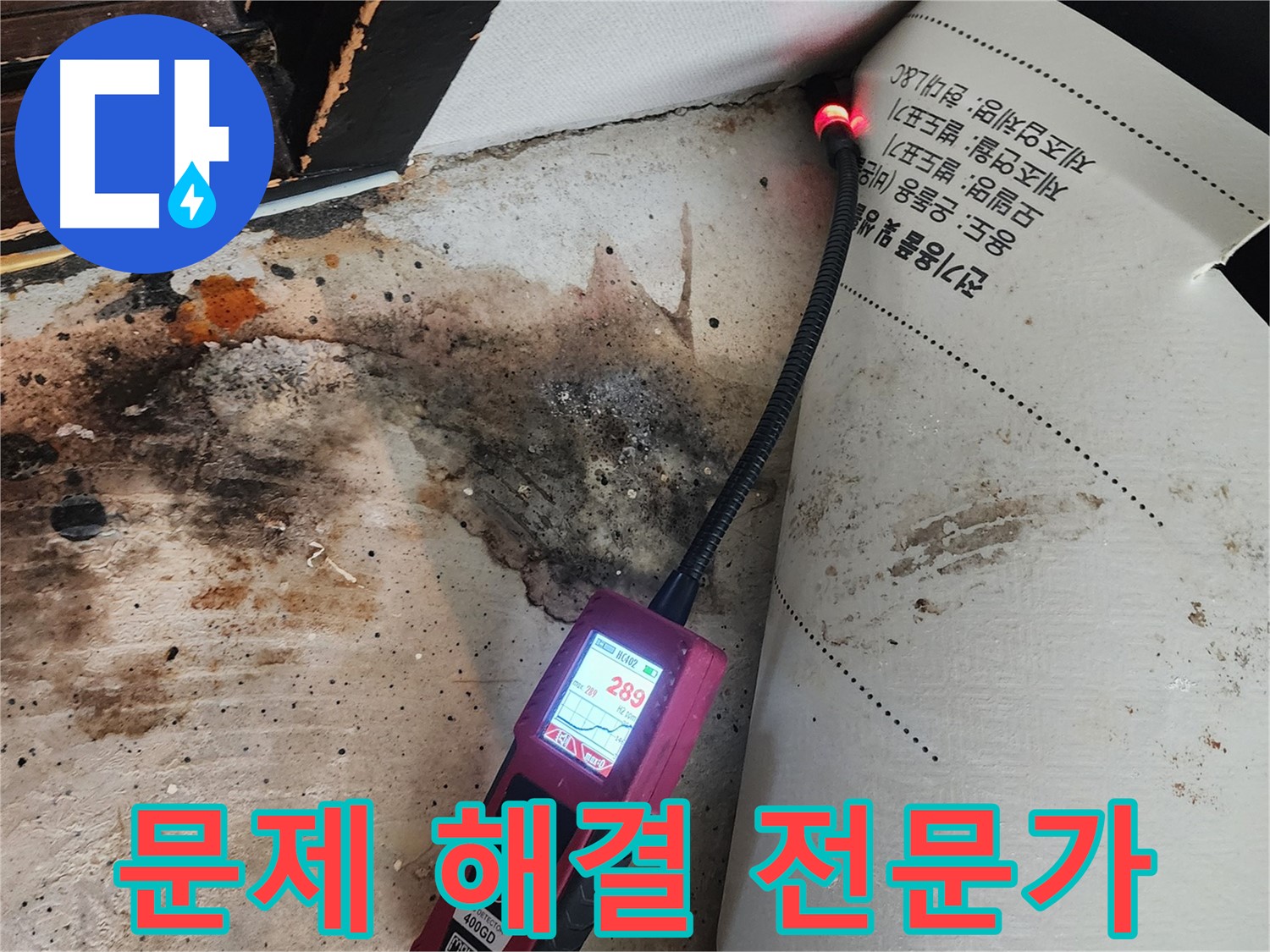 자양동 누수 - 곰팡이 핀 벽, 문제 해결 전문가가 해결