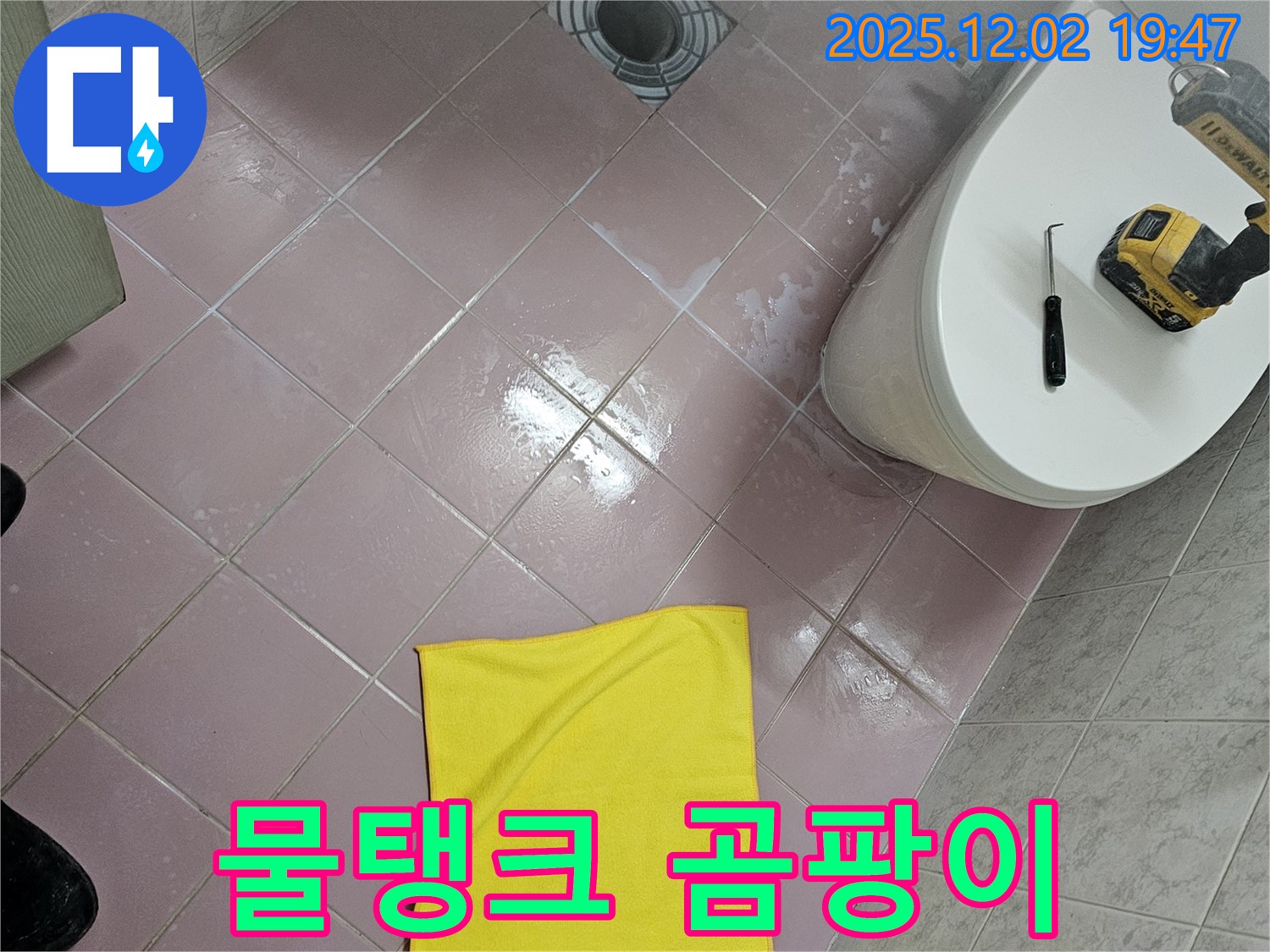 물탱크 곰팡이 - 누수 관련성 확인 - 위생 관리
