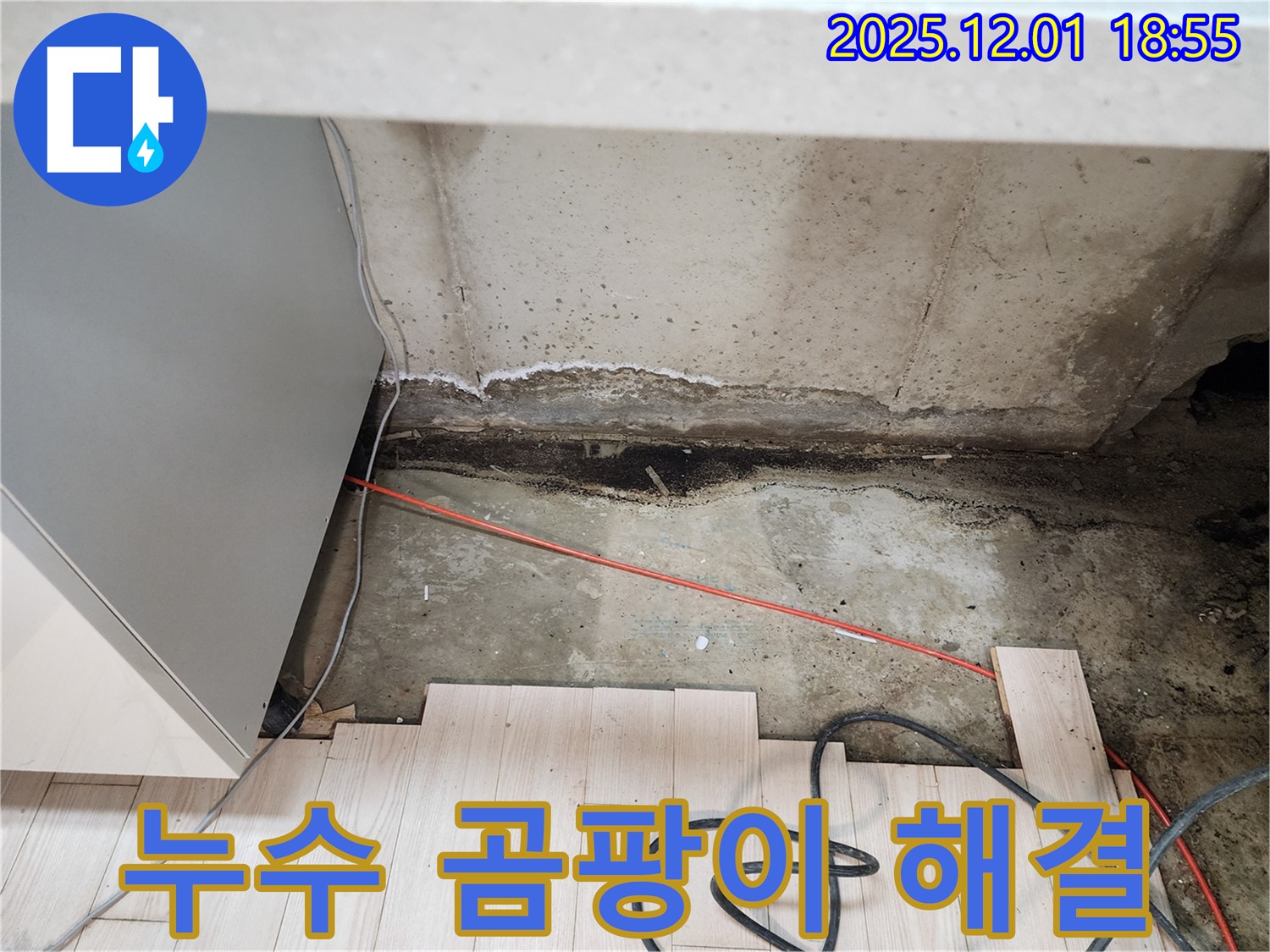 포천시 이동면 연곡리 싱크대 누수 - 곰팡이 문제 해결 과정 상세 공개