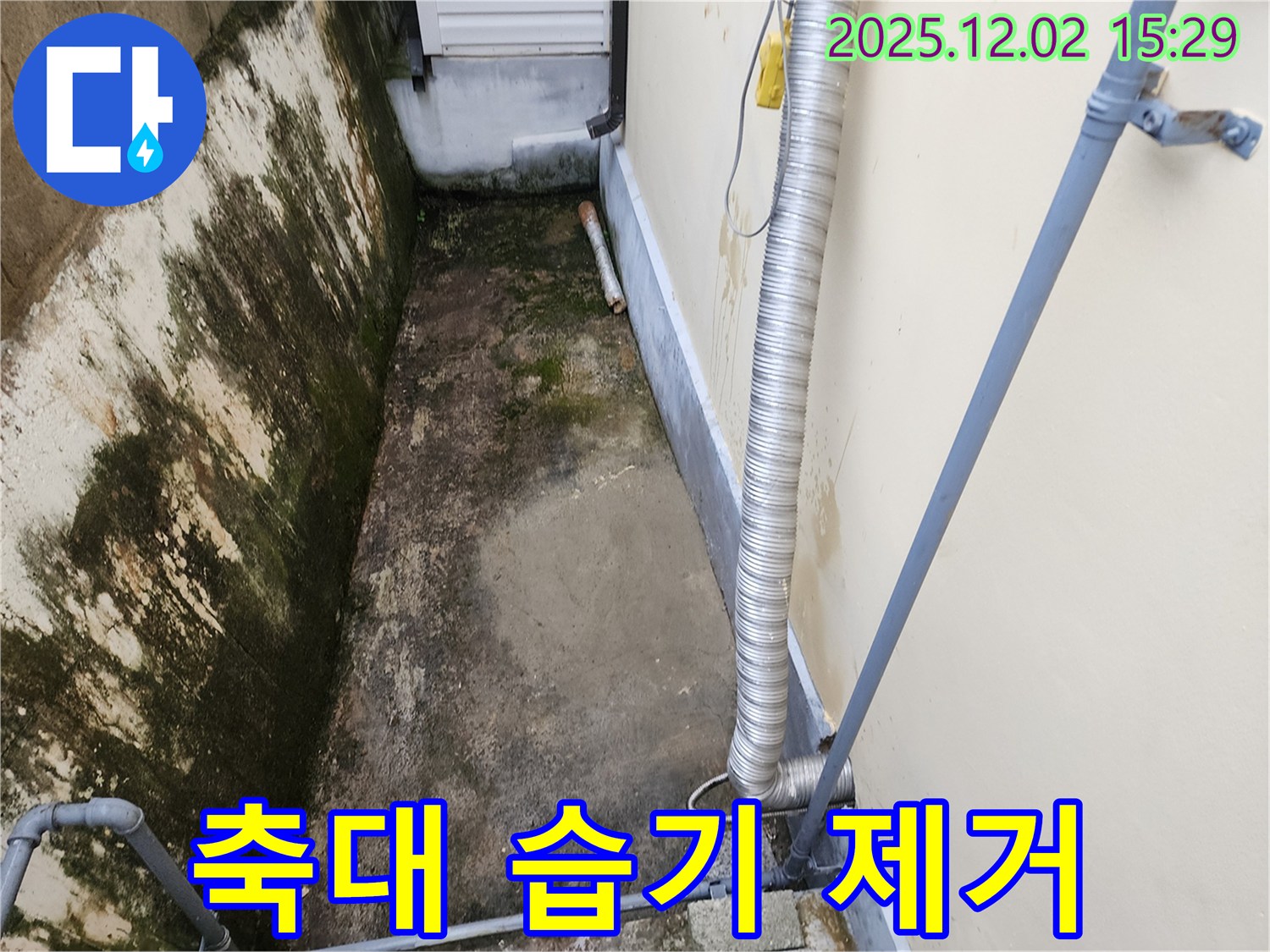 길명리 축대 습기 - 배수 개선으로 뽀송뽀송하게!