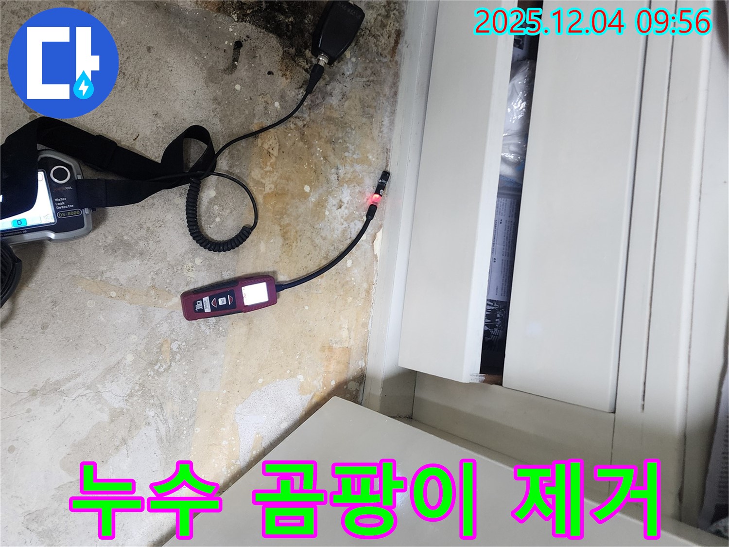 누수 부위 곰팡이 제거 - 꼼꼼한 곰팡이 제거 작업, 재발 방지
