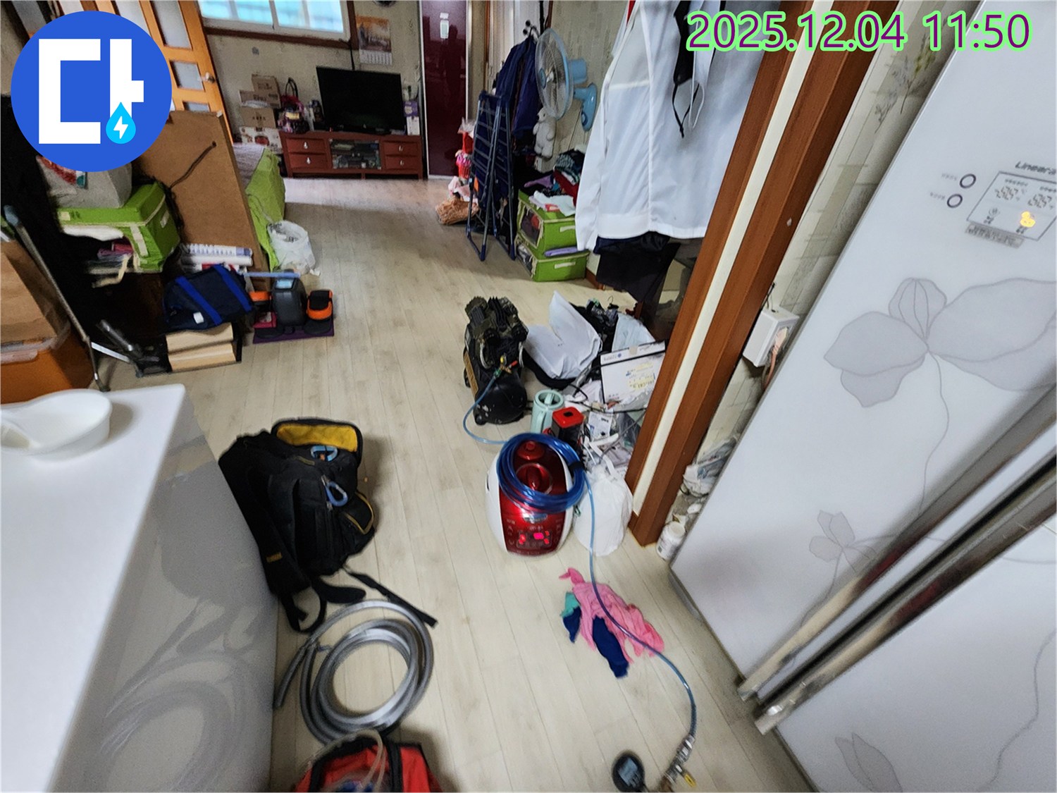 포천 일동면 기산리 - 누수 탐지, 압력 테스트 장비 준비 완료! 이제 시작합니다.