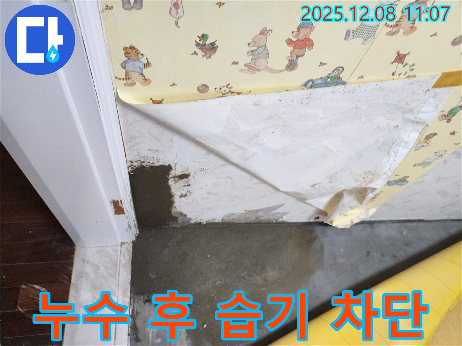 누수 공사 후 습기 - 완벽 차단 - 쾌적한 환경 유지