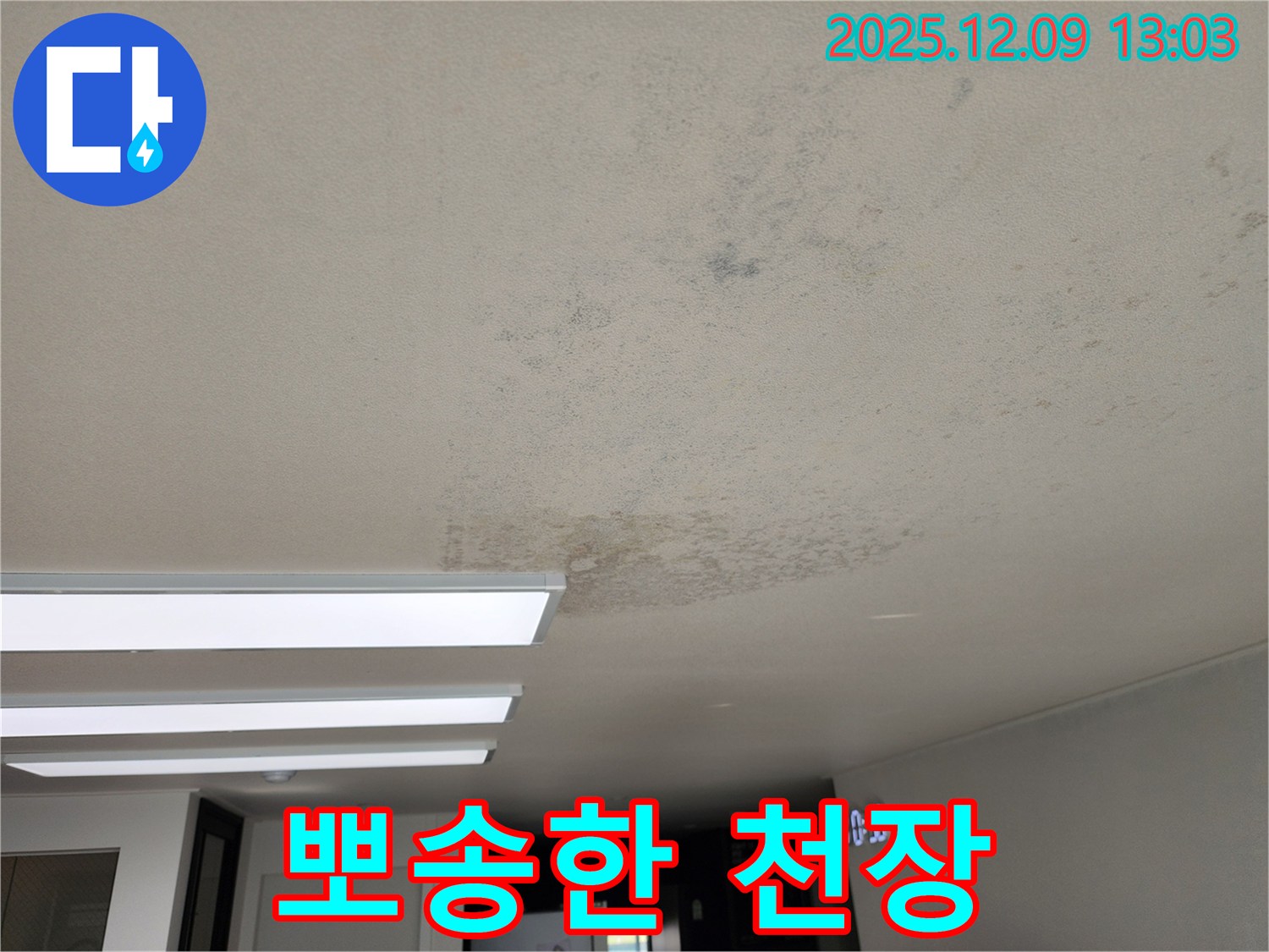포천시 영중면 성동리 - 눅눅한 천장 습기 제거 - 뽀송하게
