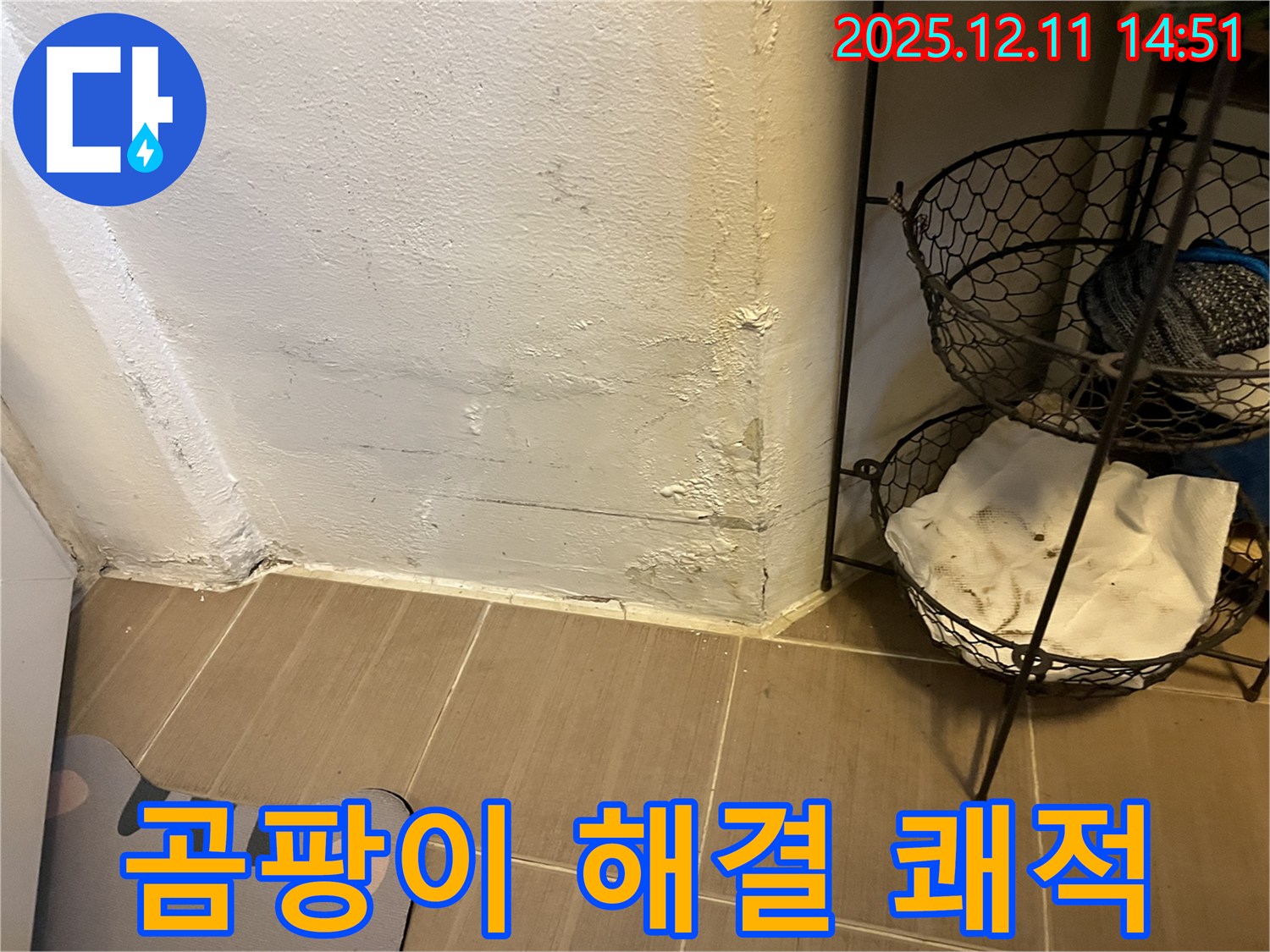 마포 누수탐지 - 곰팡이 제거 후 쾌적한 공간으로 변신