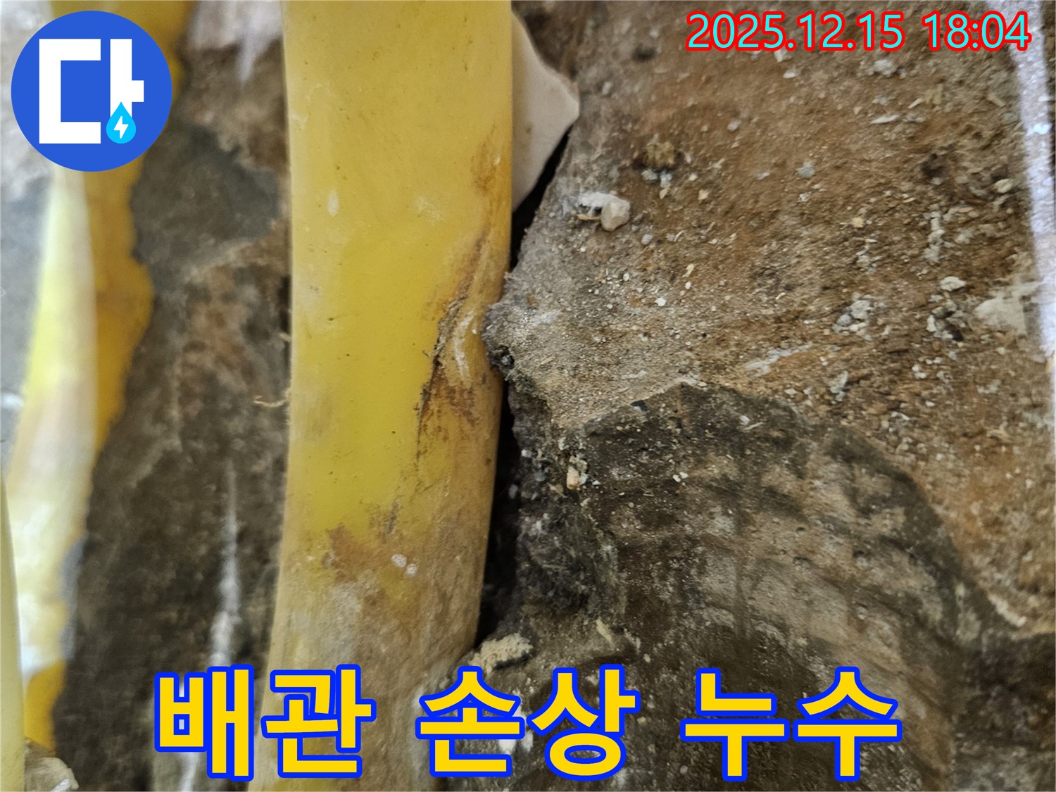 장안동 래미안장안2차 아파트 - 배관 손상으로 인한 누수