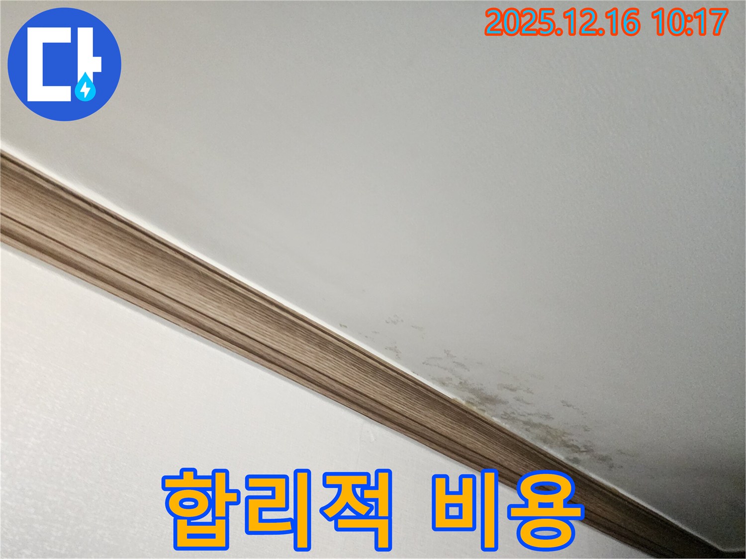 운천리 곰팡이 천장 - 합리적인 비용으로 완벽 해결