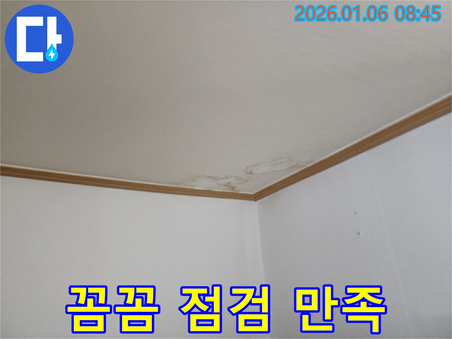 고암동 아파트 천장 누수 - 꼼꼼한 점검으로 고객 만족을 최우선