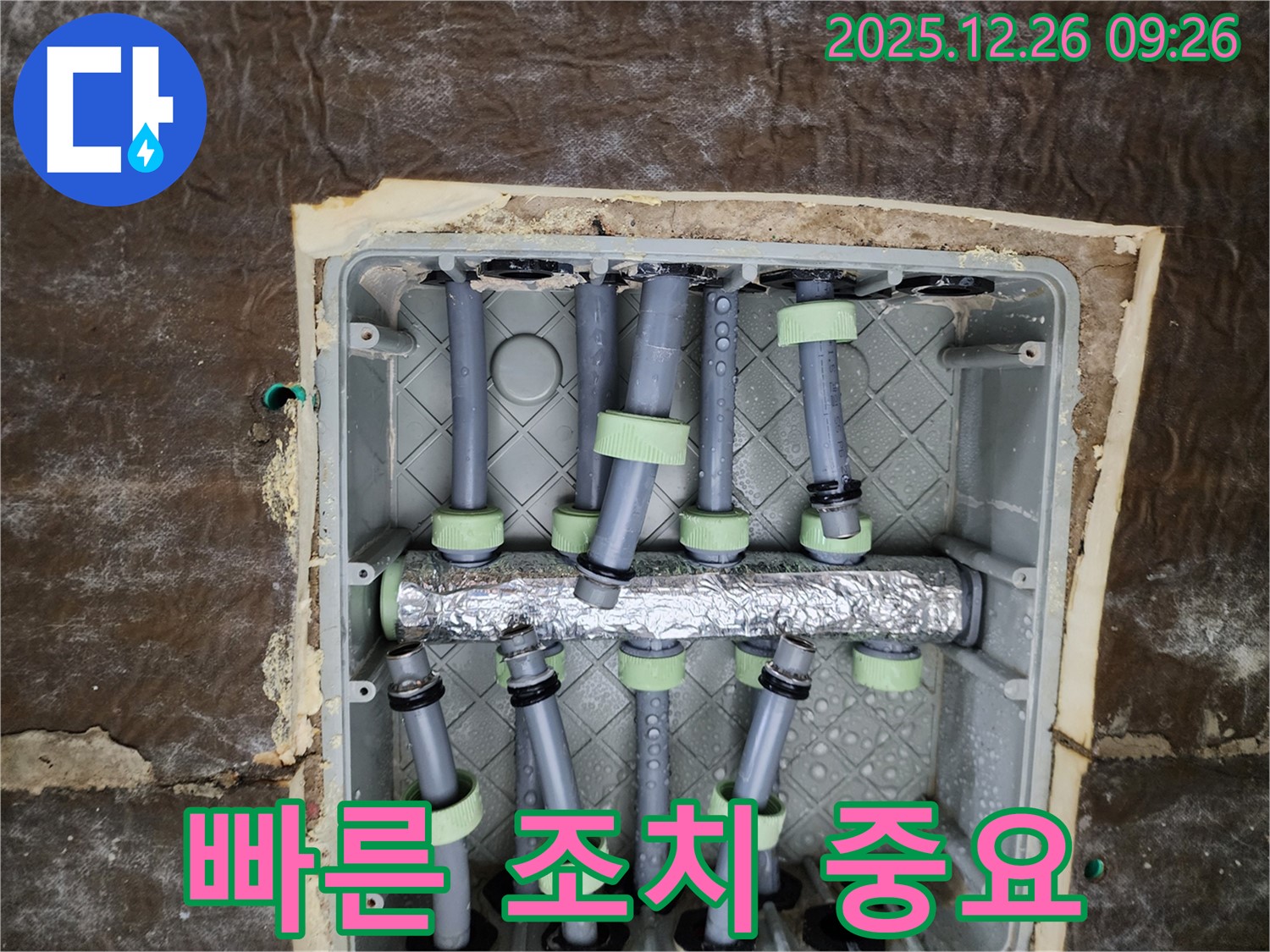 분배기 누수 - 빠른 조치가 중요!