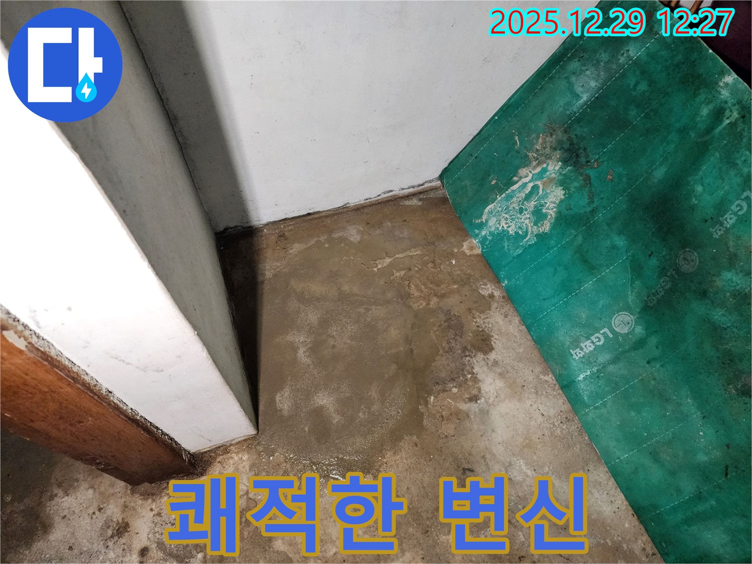 노원구 상계2동 누수 - 곰팡이 싹 - 쾌적한 지하실 변신