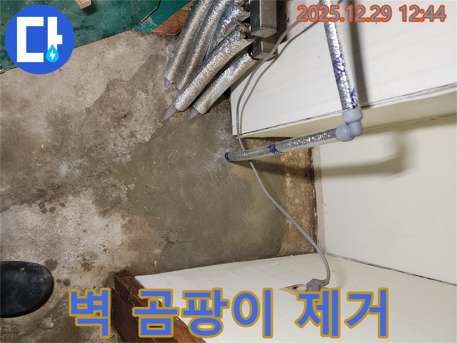 상계2동 누수 - 벽 곰팡이 깨끗하게 제거