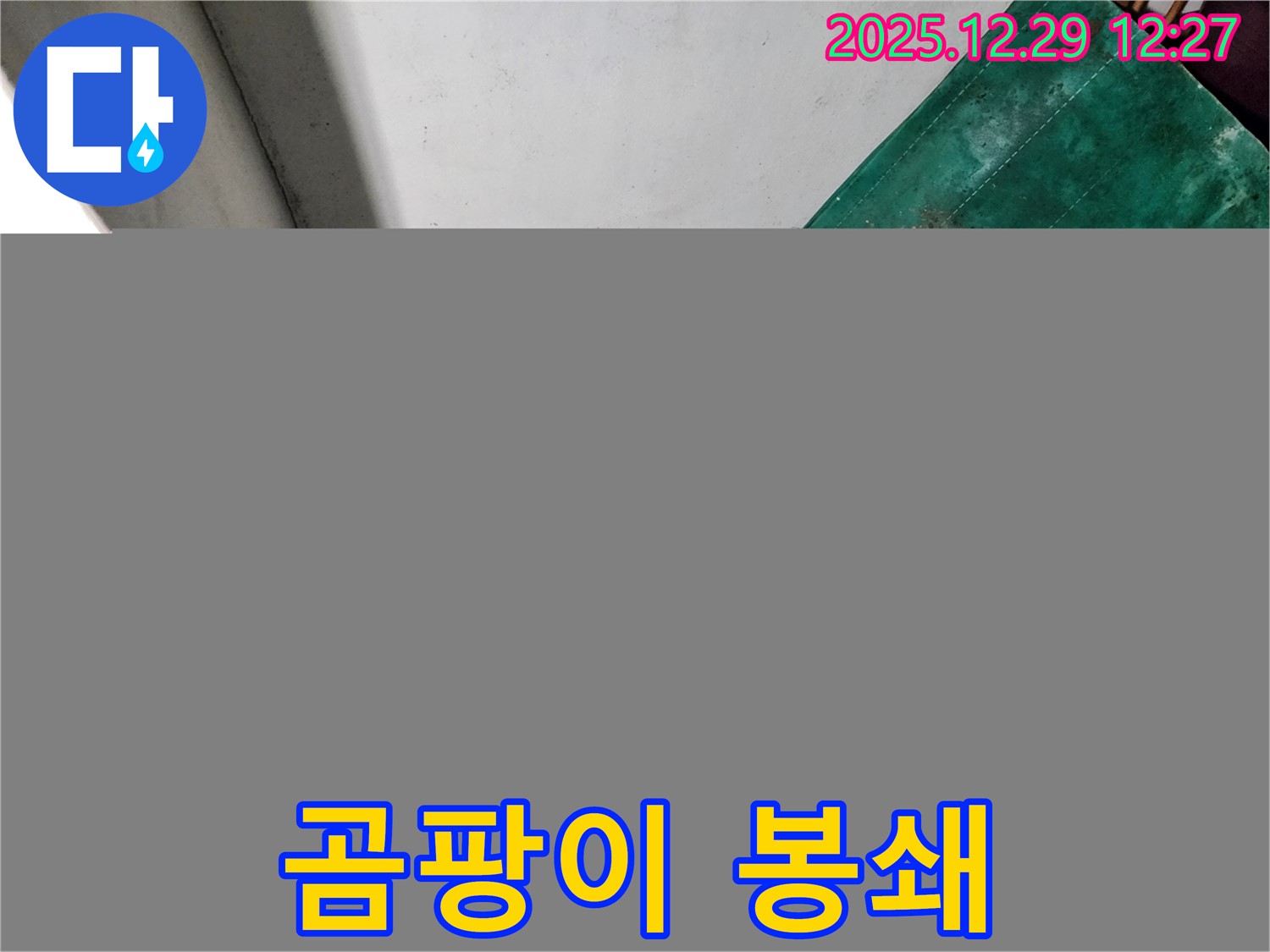 상계2동 누수 현장 - 지하실 곰팡이 아지트 - 완전 봉쇄 작전 개시