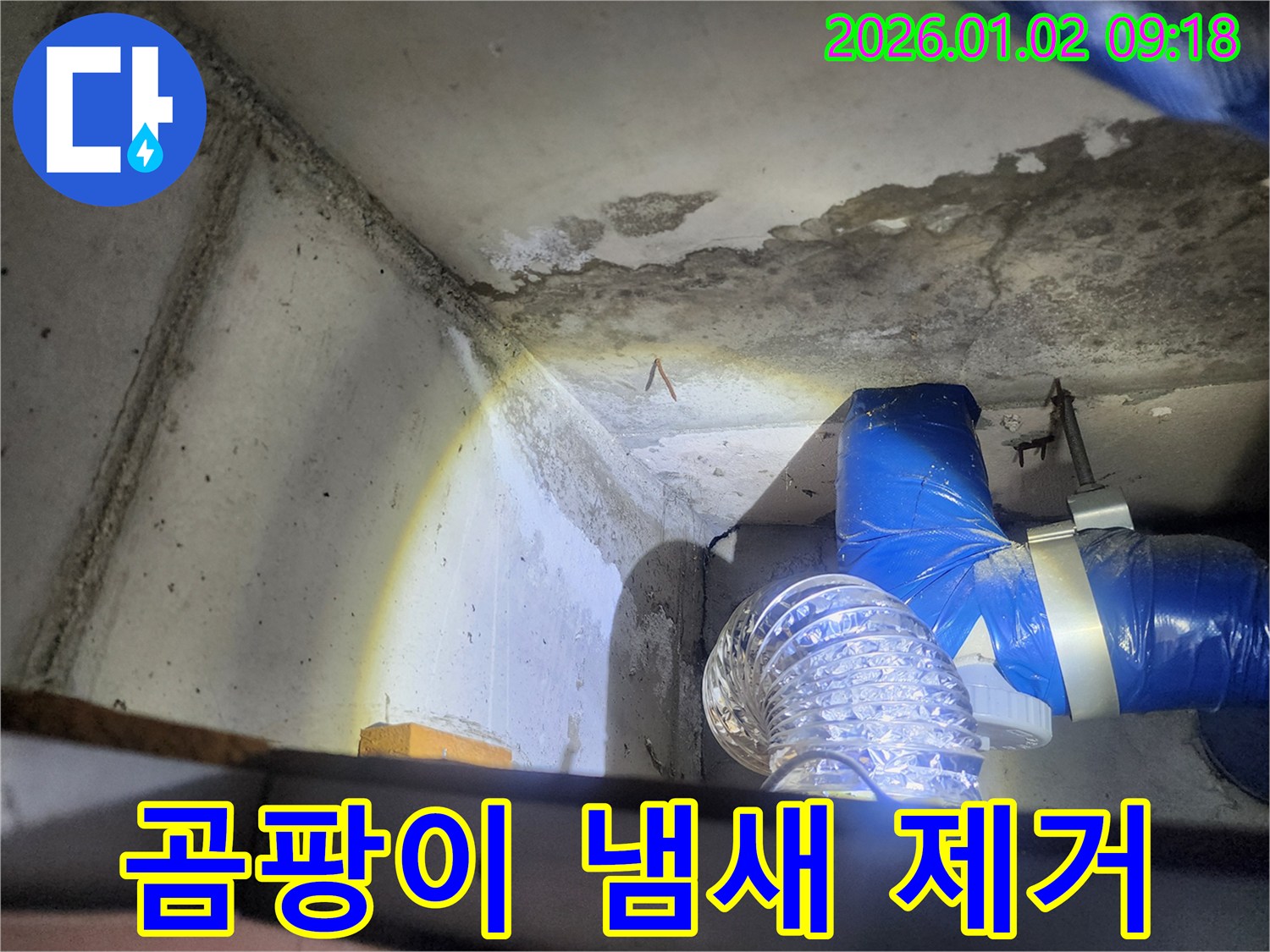 상계9동 곰팡이 냄새 제거 - 곰팡이 제거 후 공기 정화