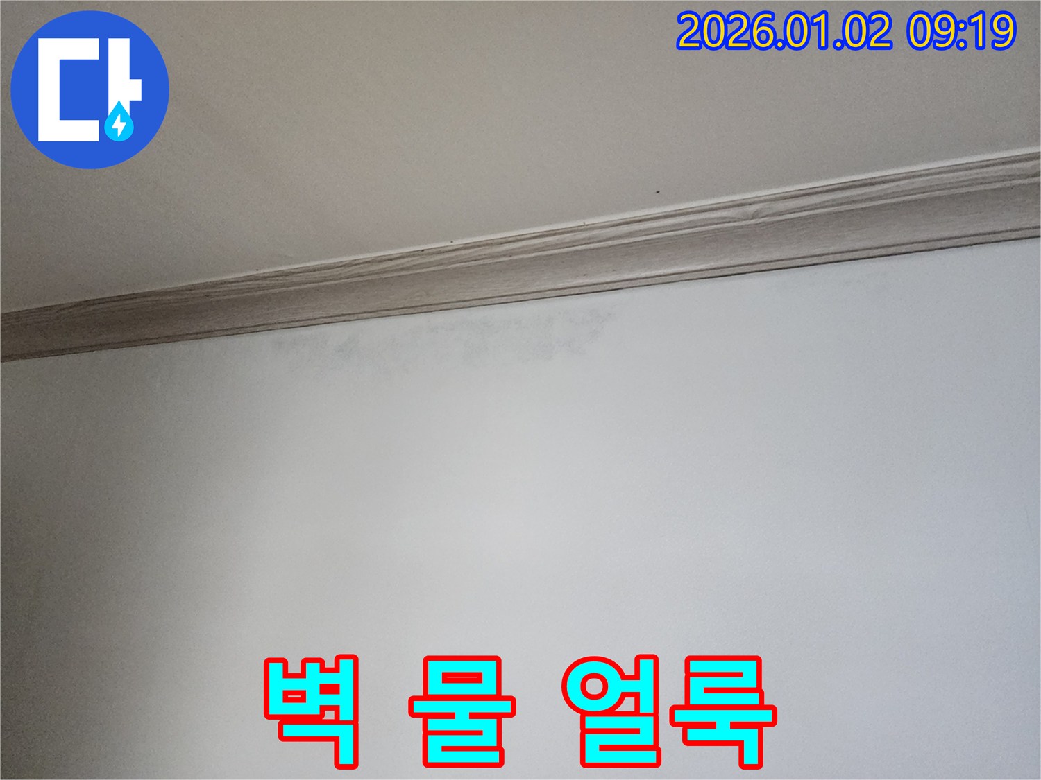 상계동 벽 누수 - 벽에 생긴 물 얼룩