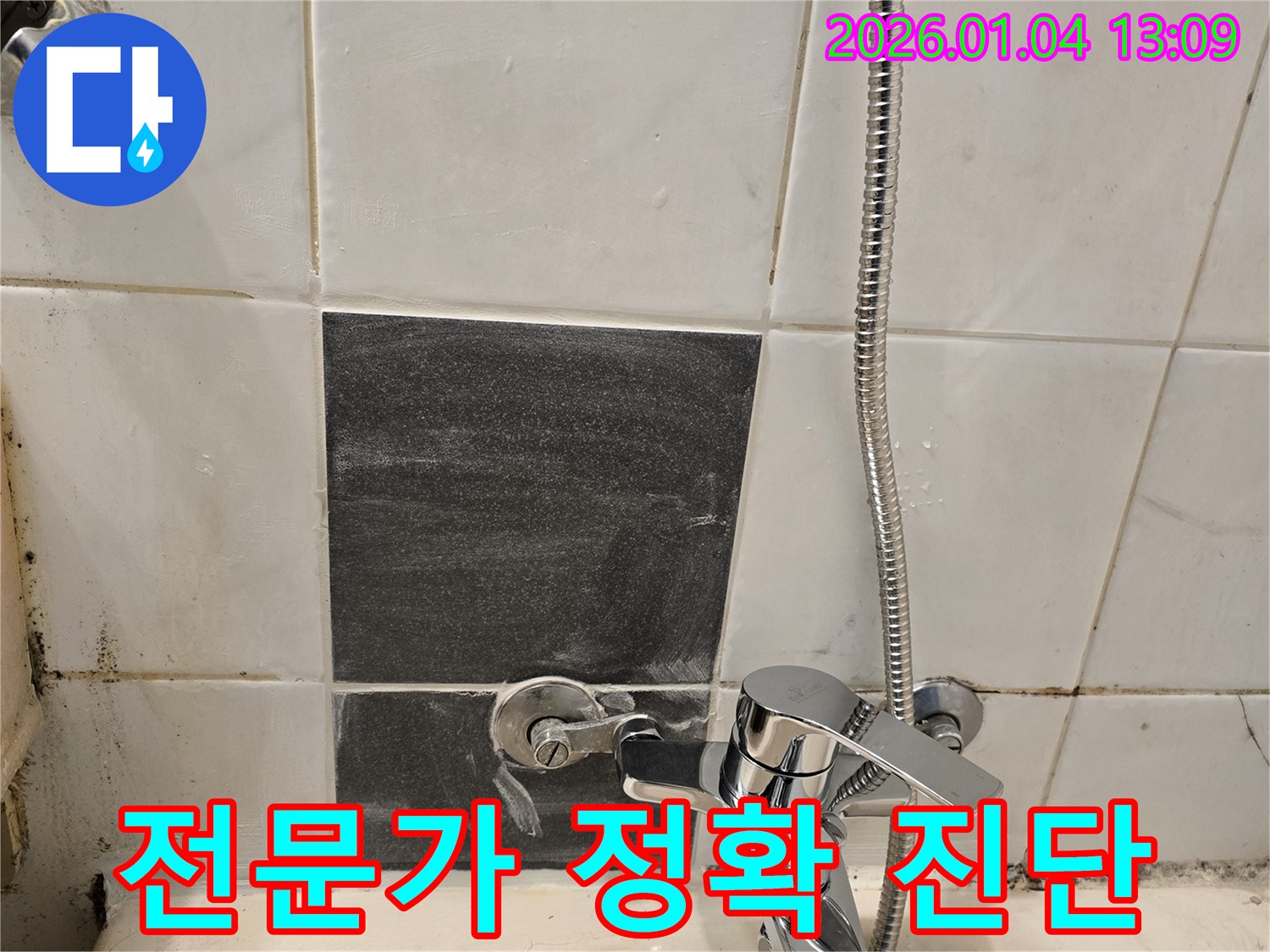 샤워기 누수 - 전문가 - 정확한 진단