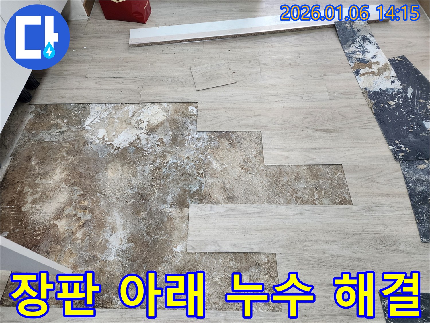 동두천 생연동 누수 - 장판 아래 숨은 누수, 완벽하게 해결!