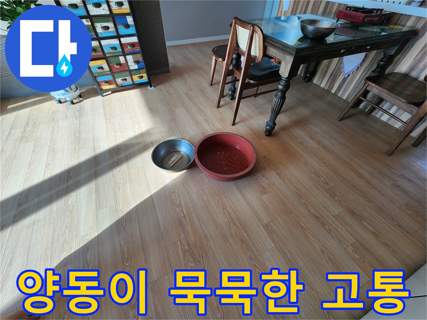 양동이의 묵묵한 고통 - 이제 저희가 끝내고 행복을 채워드리겠습니다.