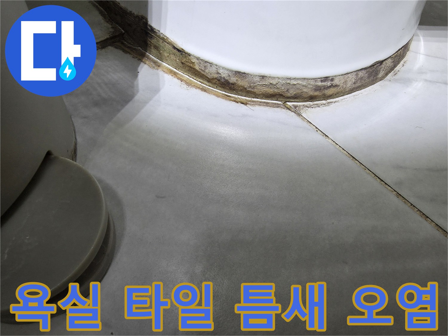 변기-주변-타일-줄눈의-심각한-곰팡이-상태