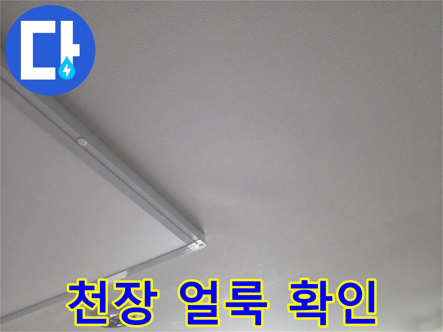 아랫집-거실-천장-얼룩-및-상태-조사