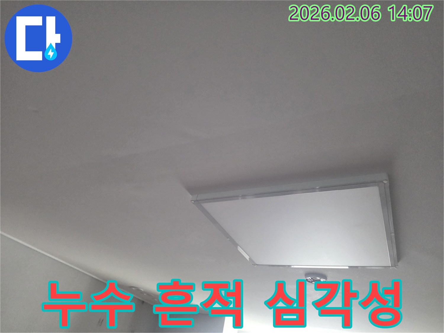 천장 누수-흔적-심각성-판단 기준-전문가-진단-필요성-강조