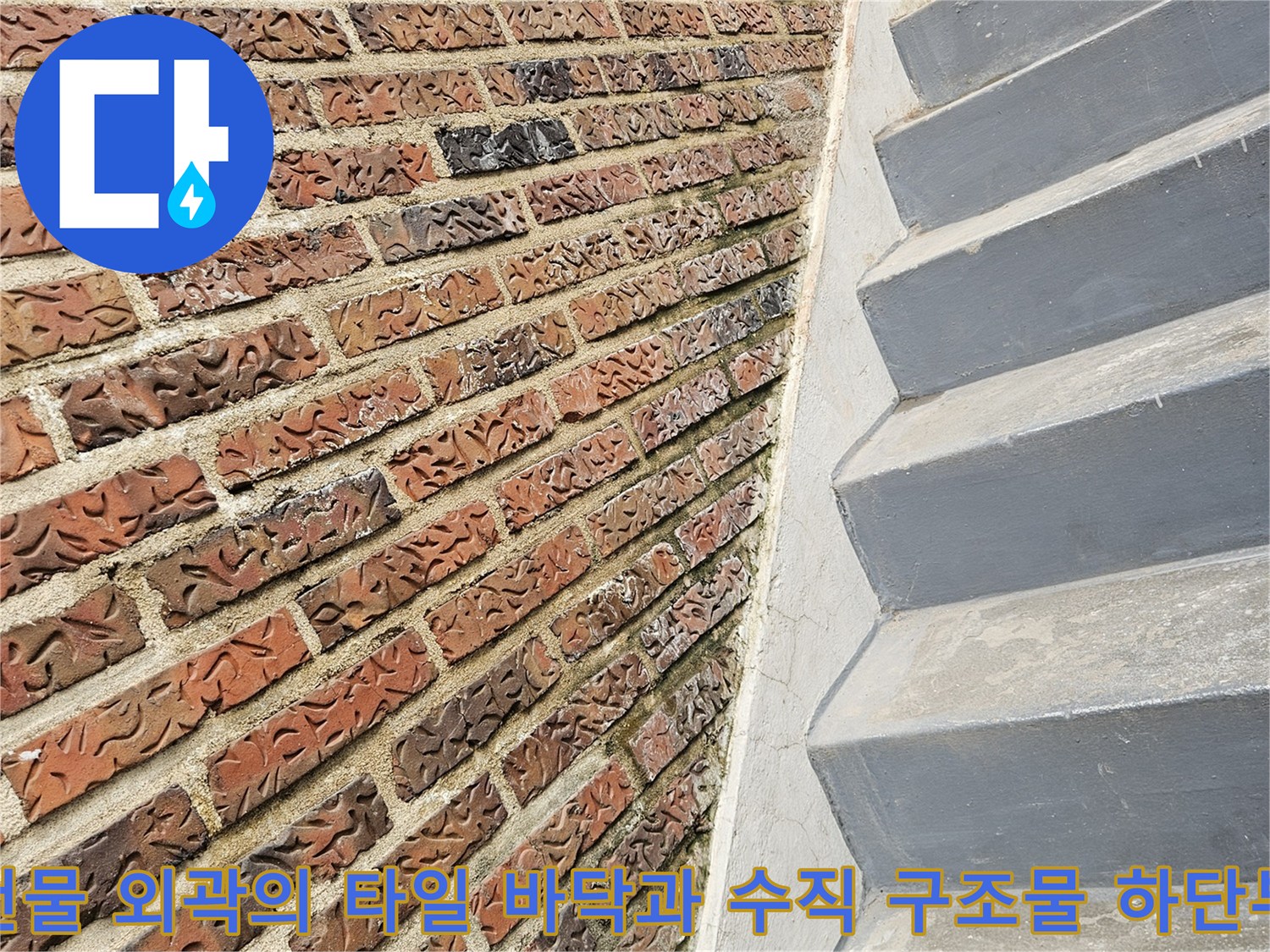 가락동-현장-외벽-하단-및-지면-타일-상태-점검