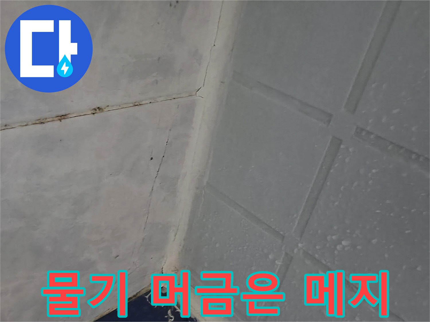 습기가-침투한-화장실-타일-줄눈-틈새-상태