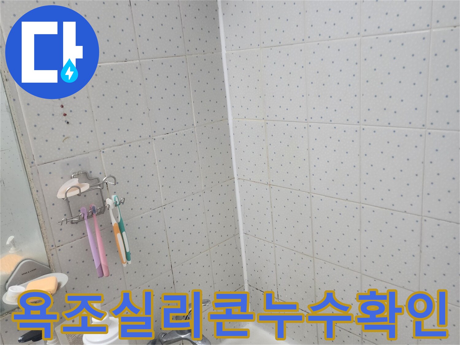 동대문구-사가정로-아파트-욕실-누수-욕조-주변-실리콘-상태-정밀-확인