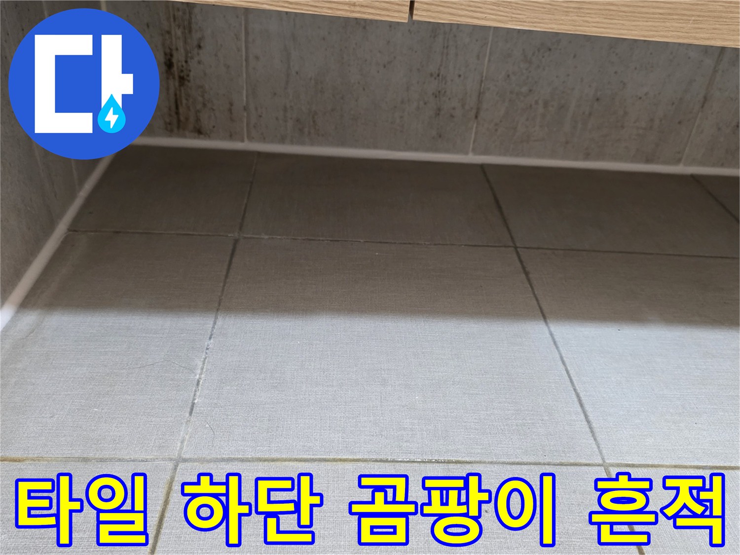 욕실-벽면-하단부-타일-오염-상태