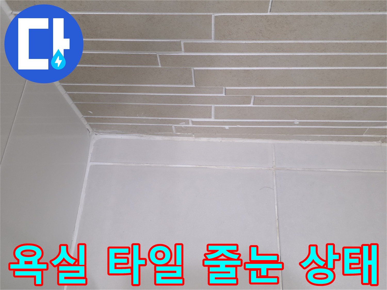 화장/실/타일/줄눈/틈새/상태/확인