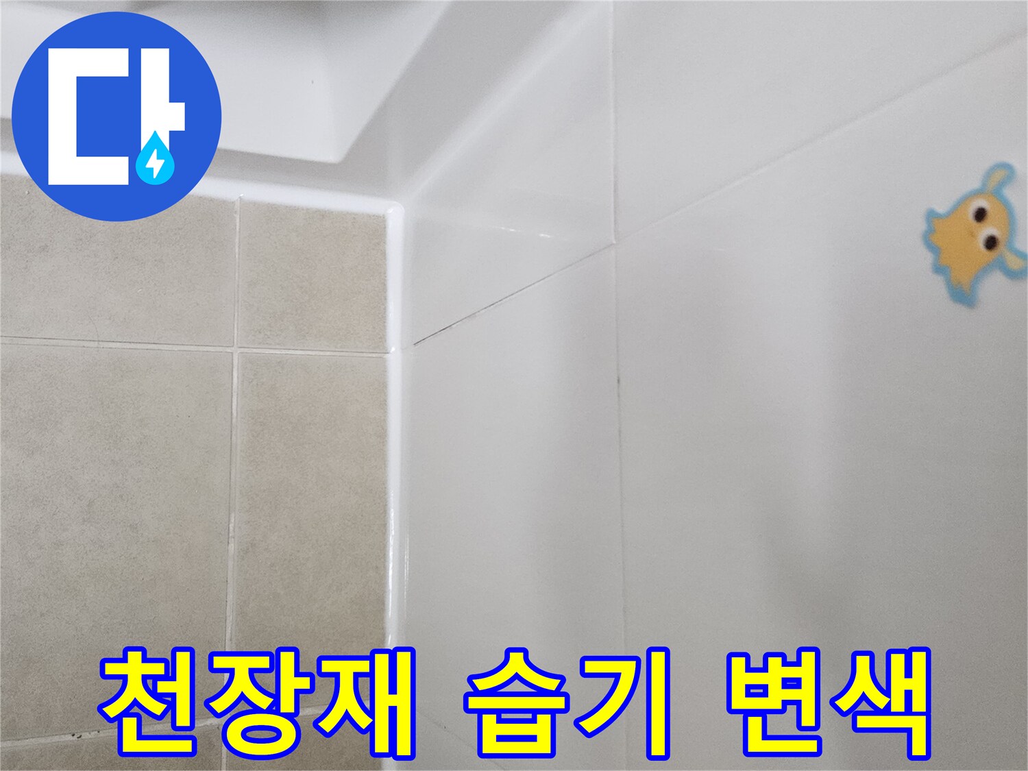 화장실-천장-면의-습기-및-얼룩-상태
