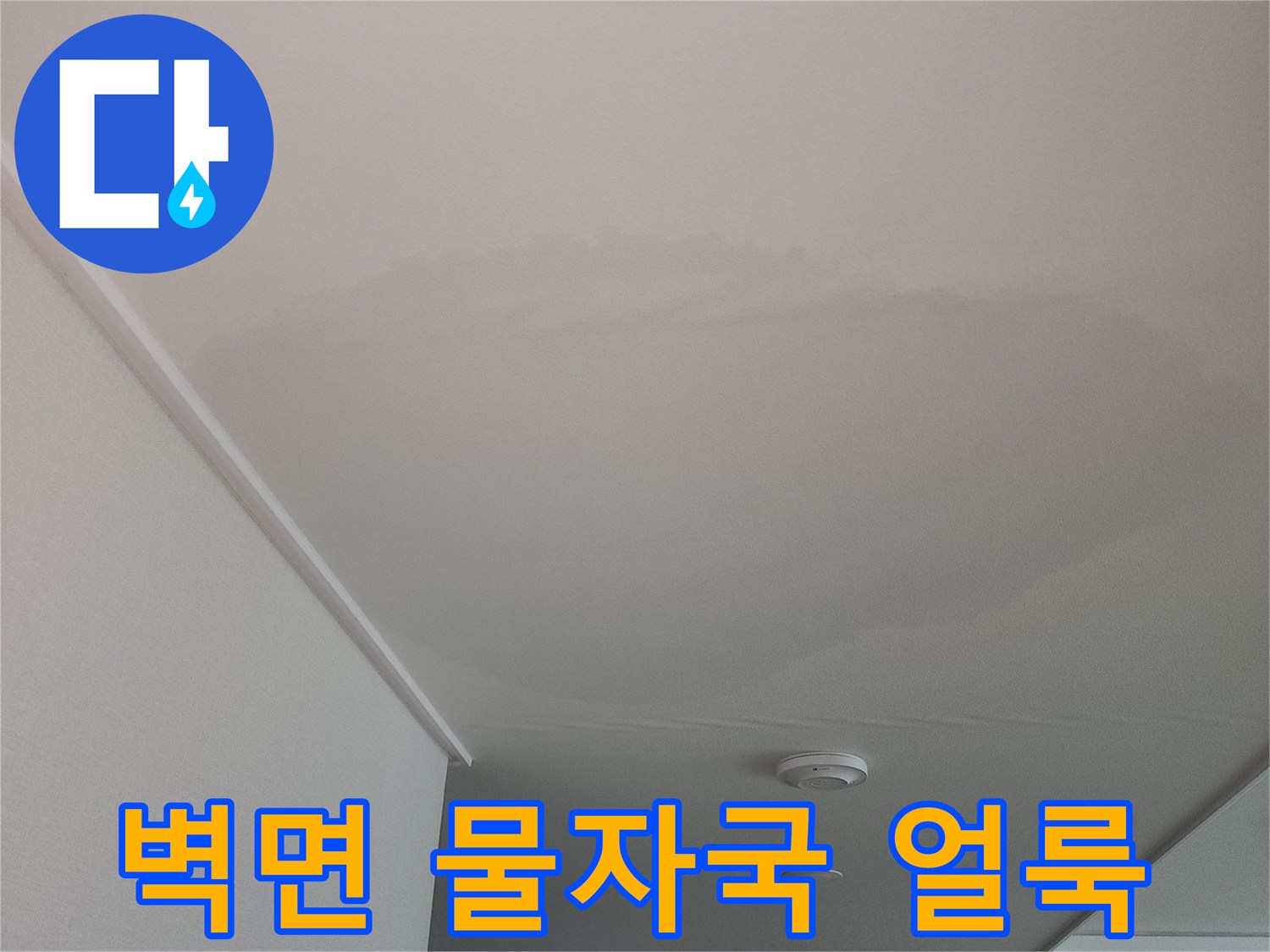 고양시-아파트-벽면-누수-흔적-사진
