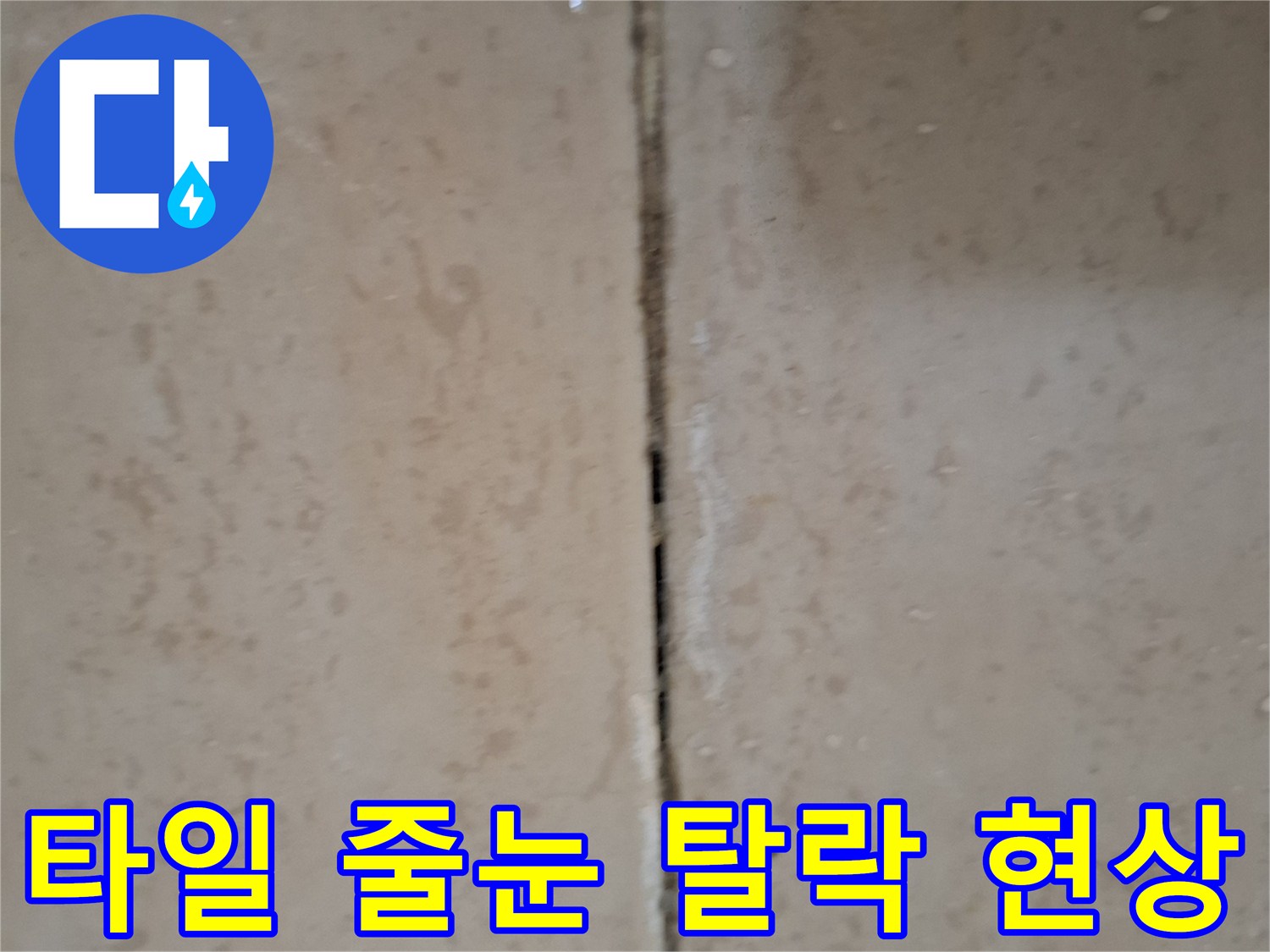 욕실-타일-줄눈-틈새-균열-사진