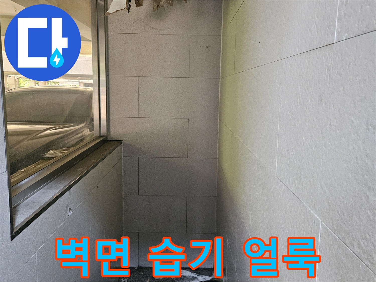 젖은 벽지와 곰팡이-배관 누수 증상