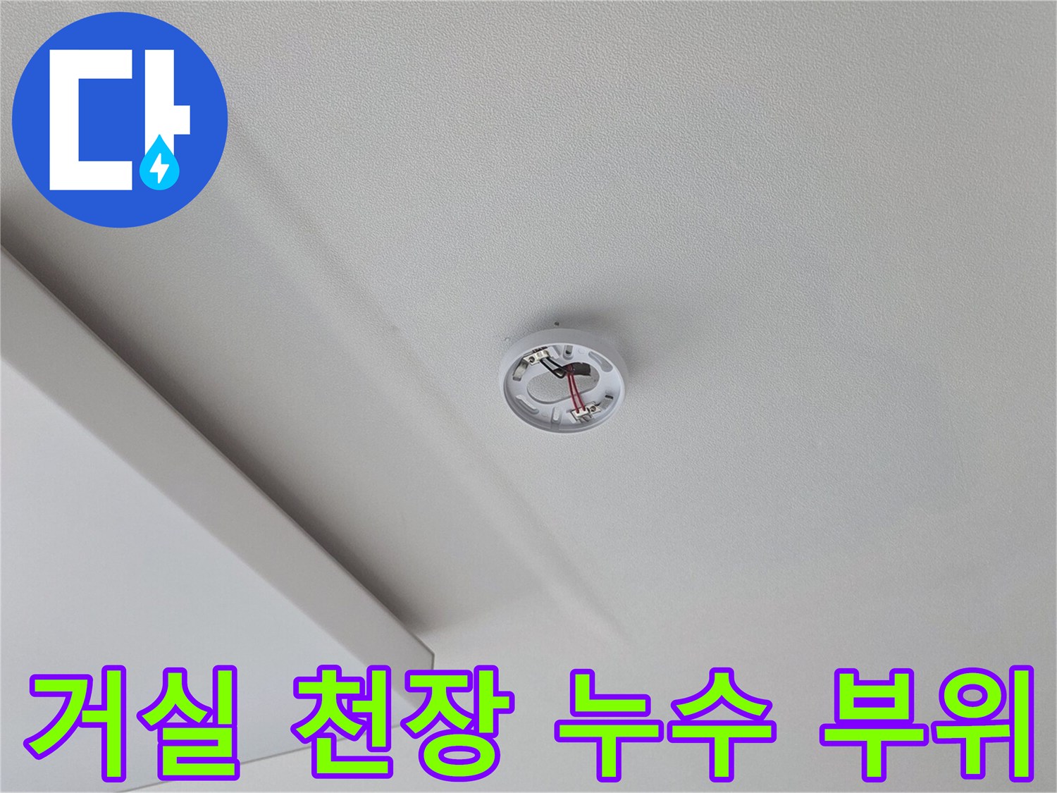 송파구 거실-천장 누수 지점 확인