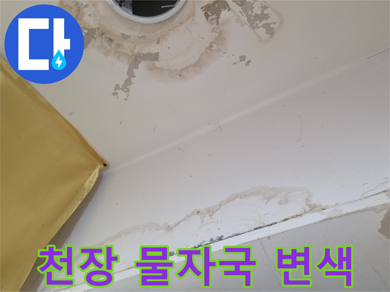 천장-마감재-누수-흔적-및-얼룩-상태