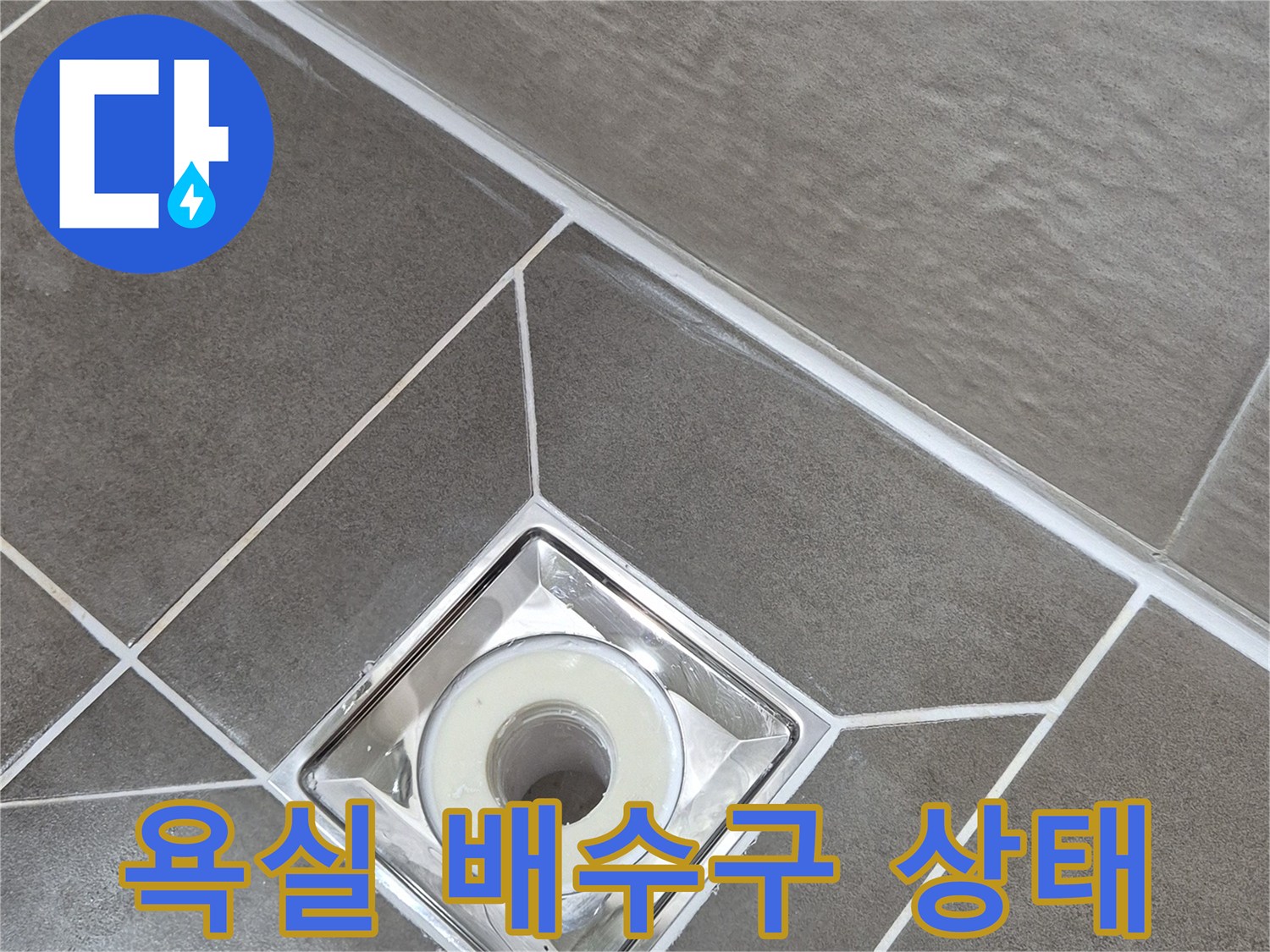 동작구-욕실-바닥-배수구-유가-주변-상태-확인