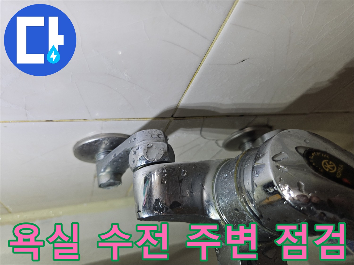 화장실-샤워기-수전-주변-상태-확인