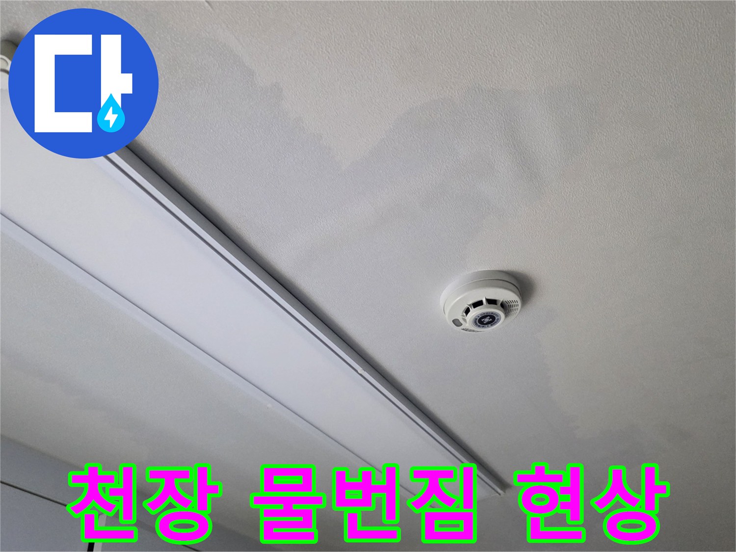 별내동-상가주택-천장의-심한-물얼룩과-변색